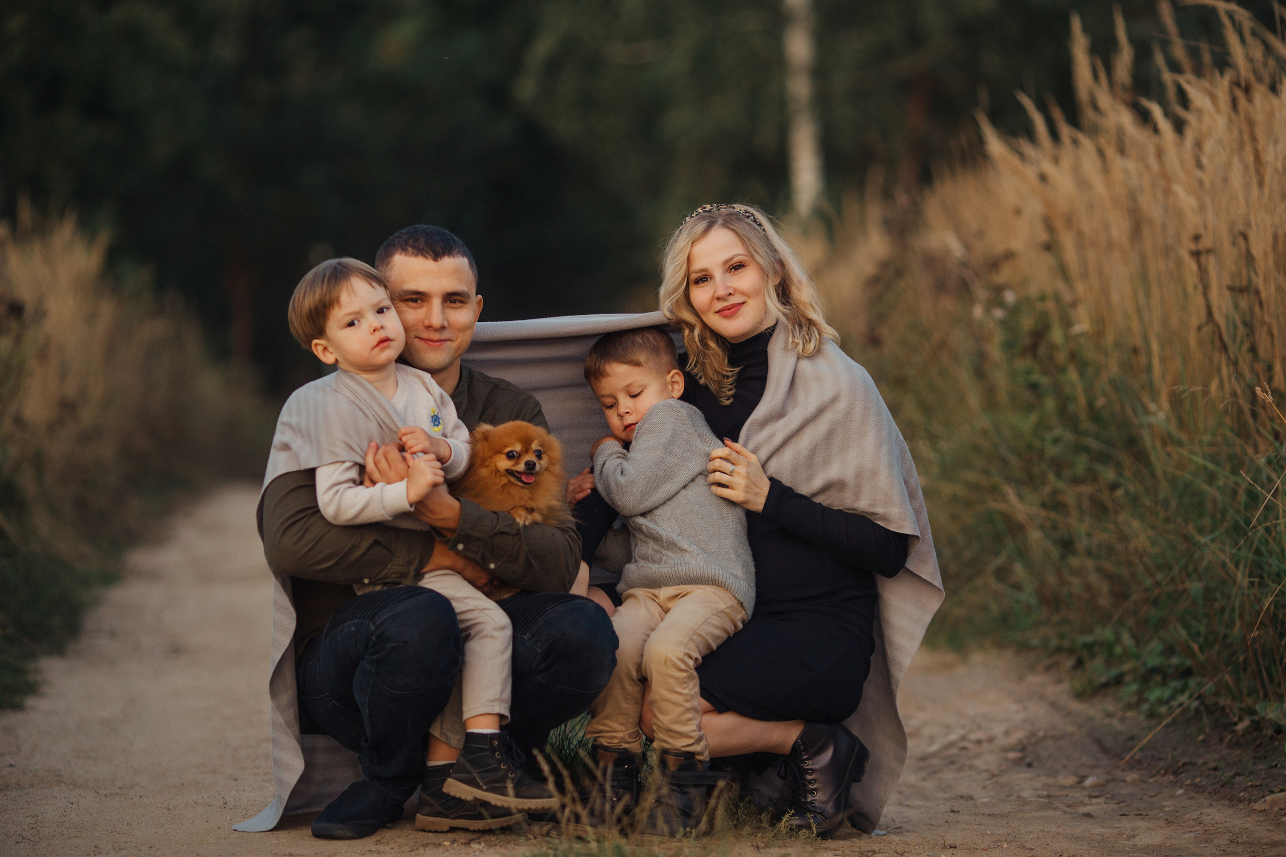 Осеннее ожидание. Семейный и детский фотограф в Вильнюсе Светлана Наумова