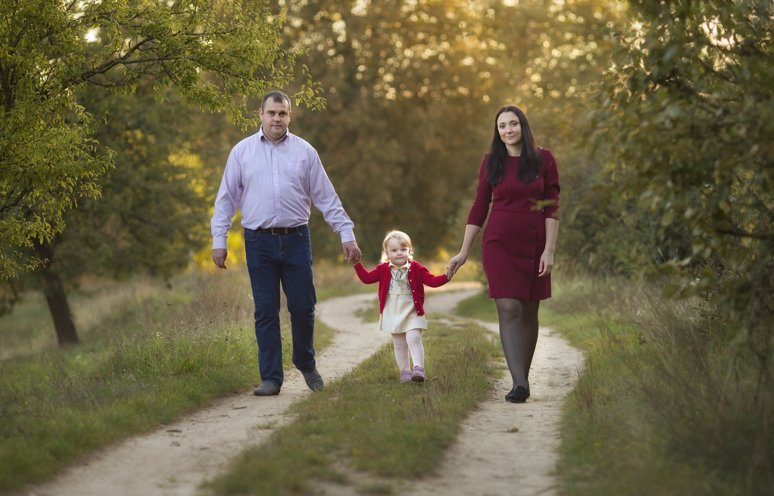 Семейная прогулка тёплой осенью. Семейный и детский фотограф в Вильнюсе Светлана Наумова