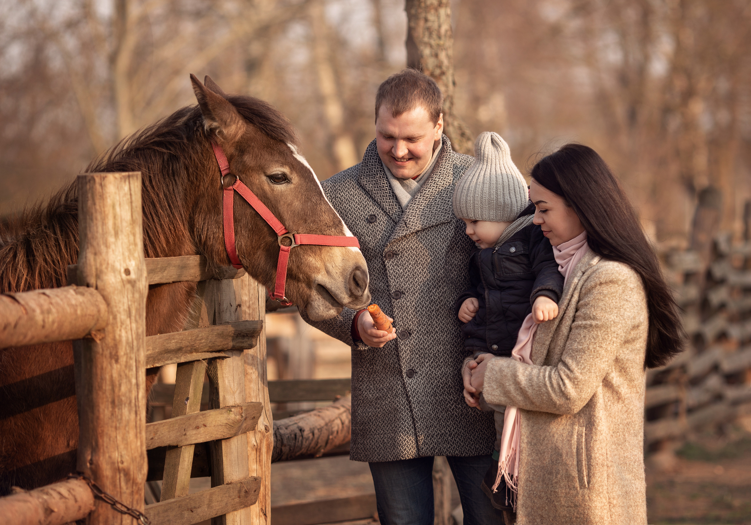 Прогулка в конном клубе. Семейный и детский фотограф в Вильнюсе Светлана Наумова