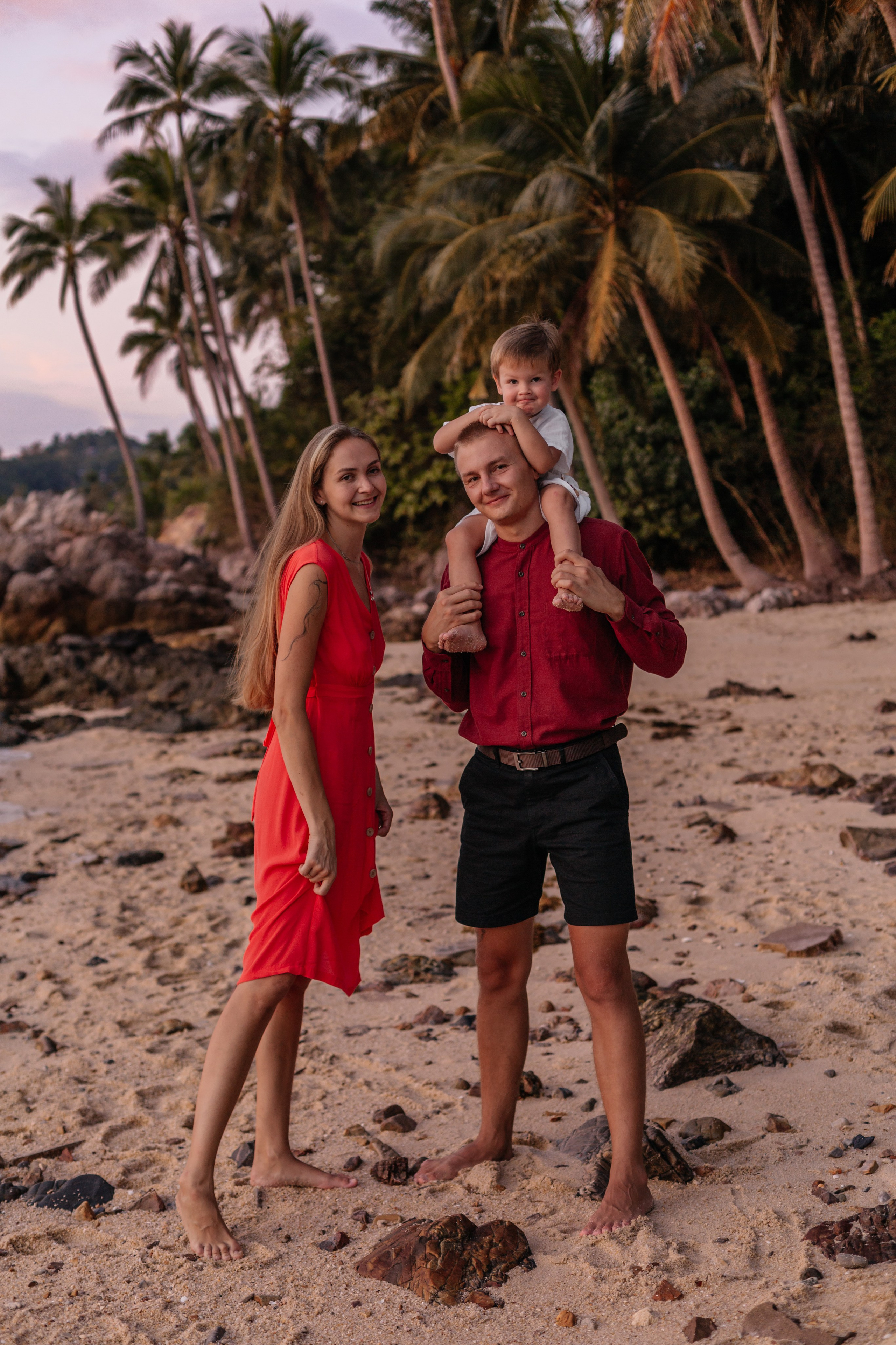 Family -Taling Ngam beach 01.03.2025. Фотограф на Самуи — Фотосессия на Самуи — Фотограф Ксения Шумейко