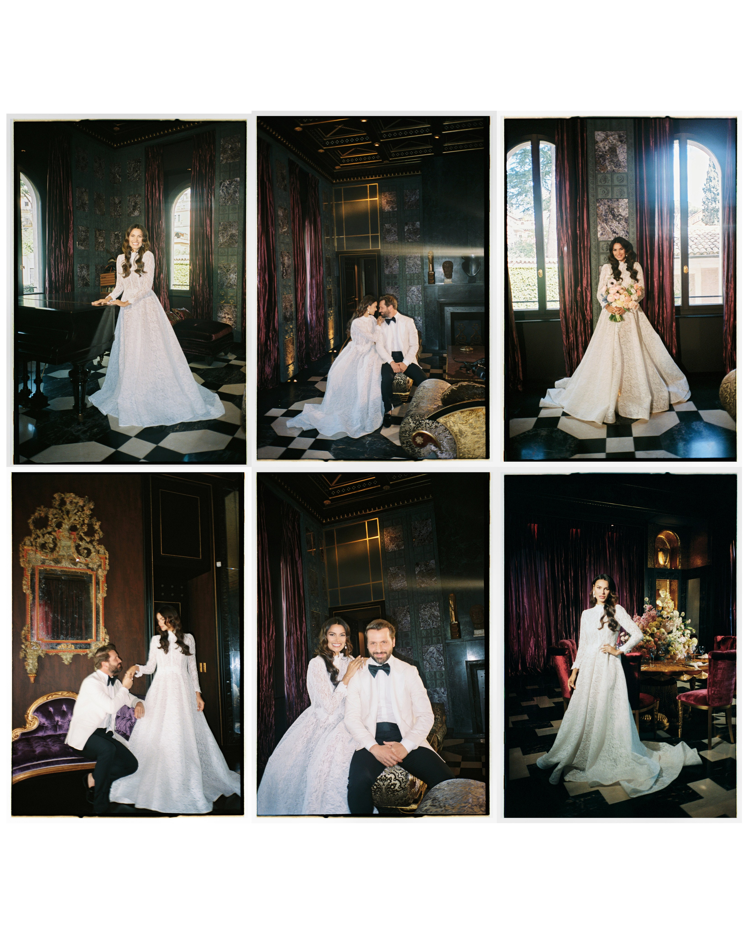 Celebrate love in the heart of Rome with a stunning wedding photoshoot at Villa Clara. Shot on Kodak Portra 400 film