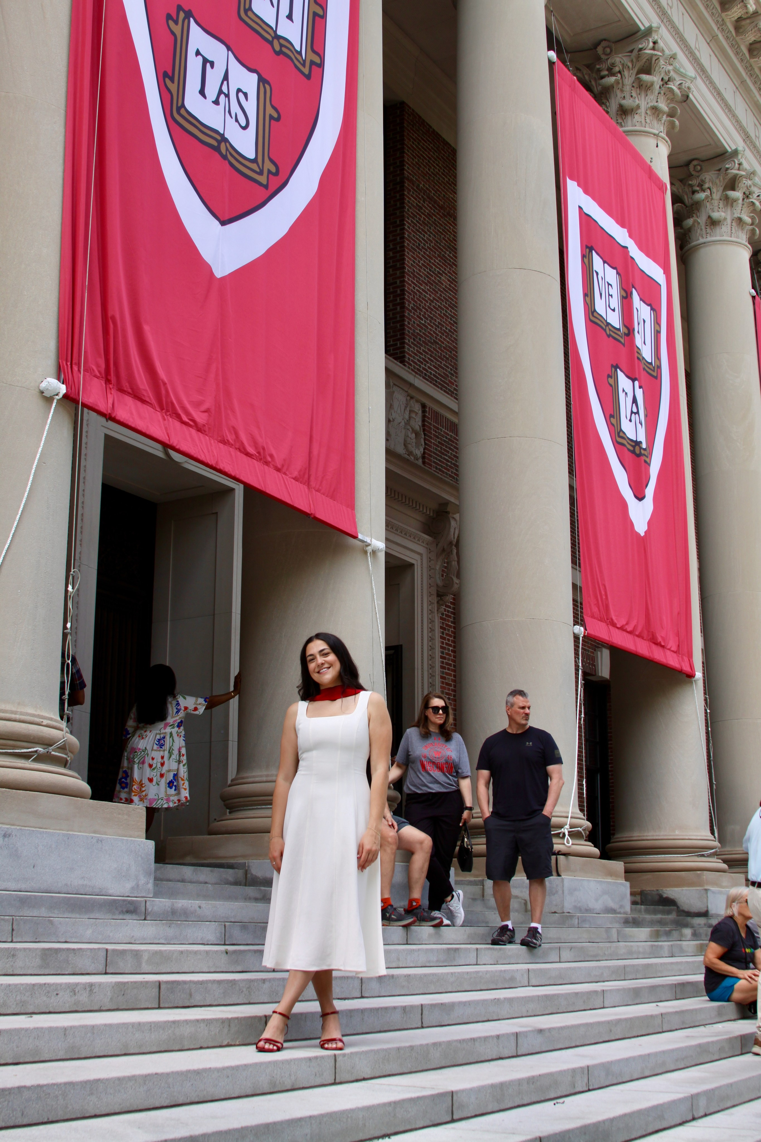 Masters graduation with Talia (group shoot). Kelly Sang, graduation and portrait photographer in Boston