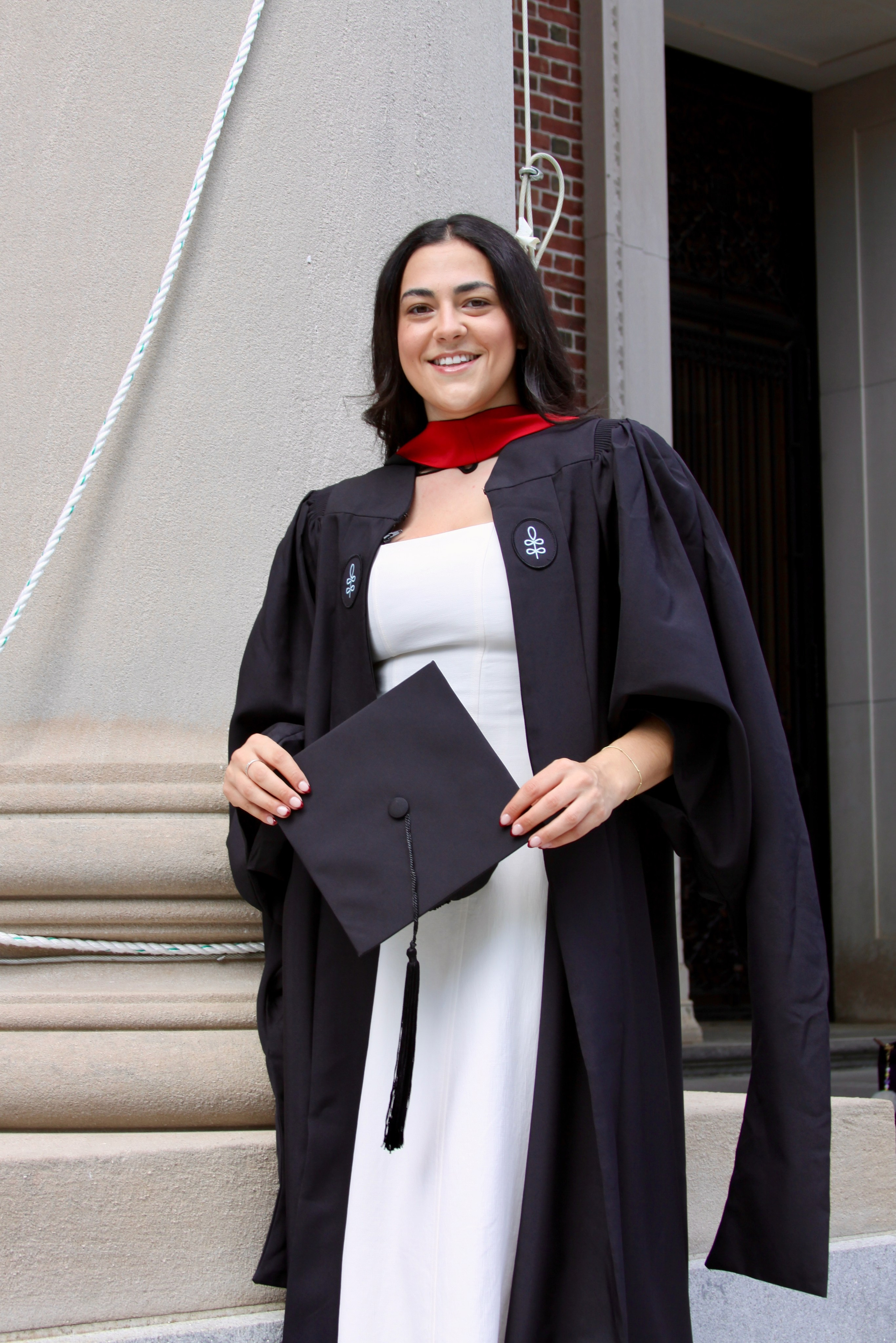 Masters graduation with Talia (group shoot). Kelly Sang, graduation and portrait photographer in Boston
