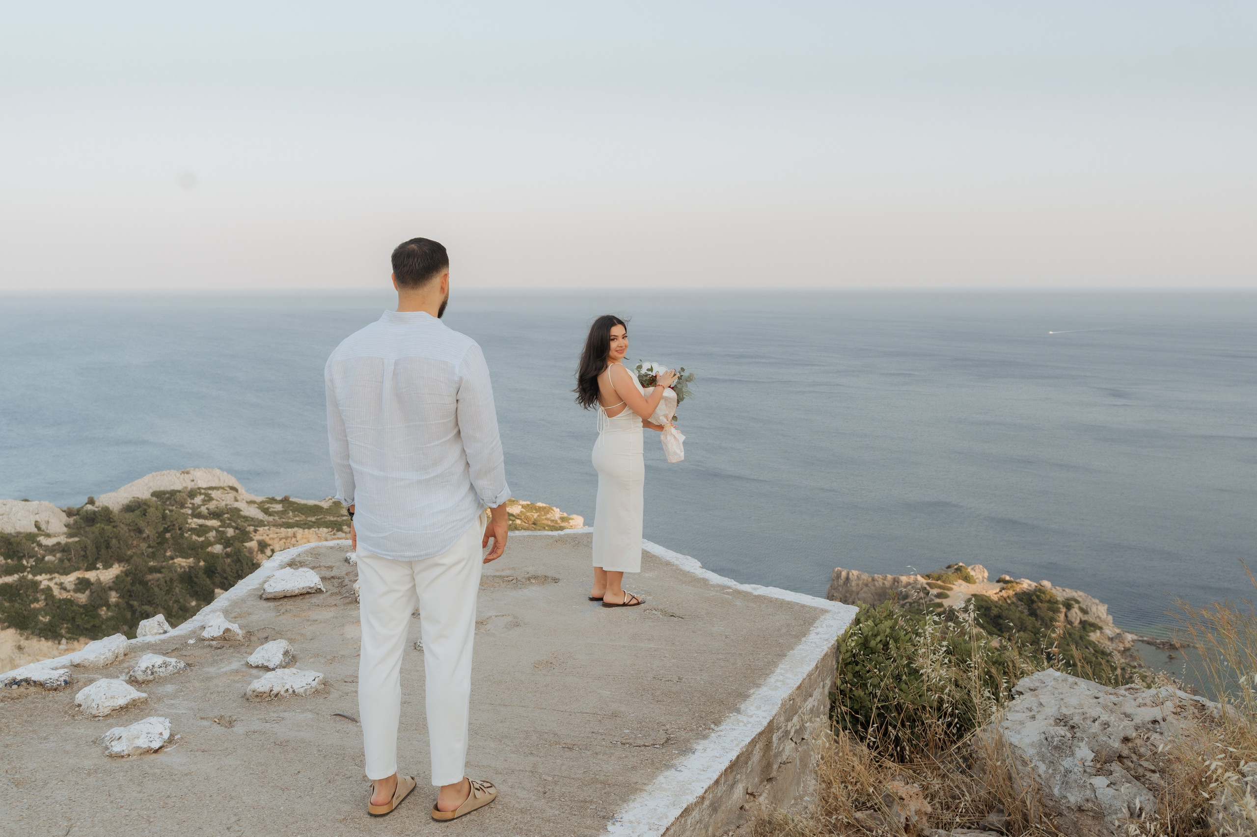 Anil and Denise. Renate Woeste | Wedding planner in Rhodes. Creating dream weddings by the sea. Let’s make your special day unforgettable