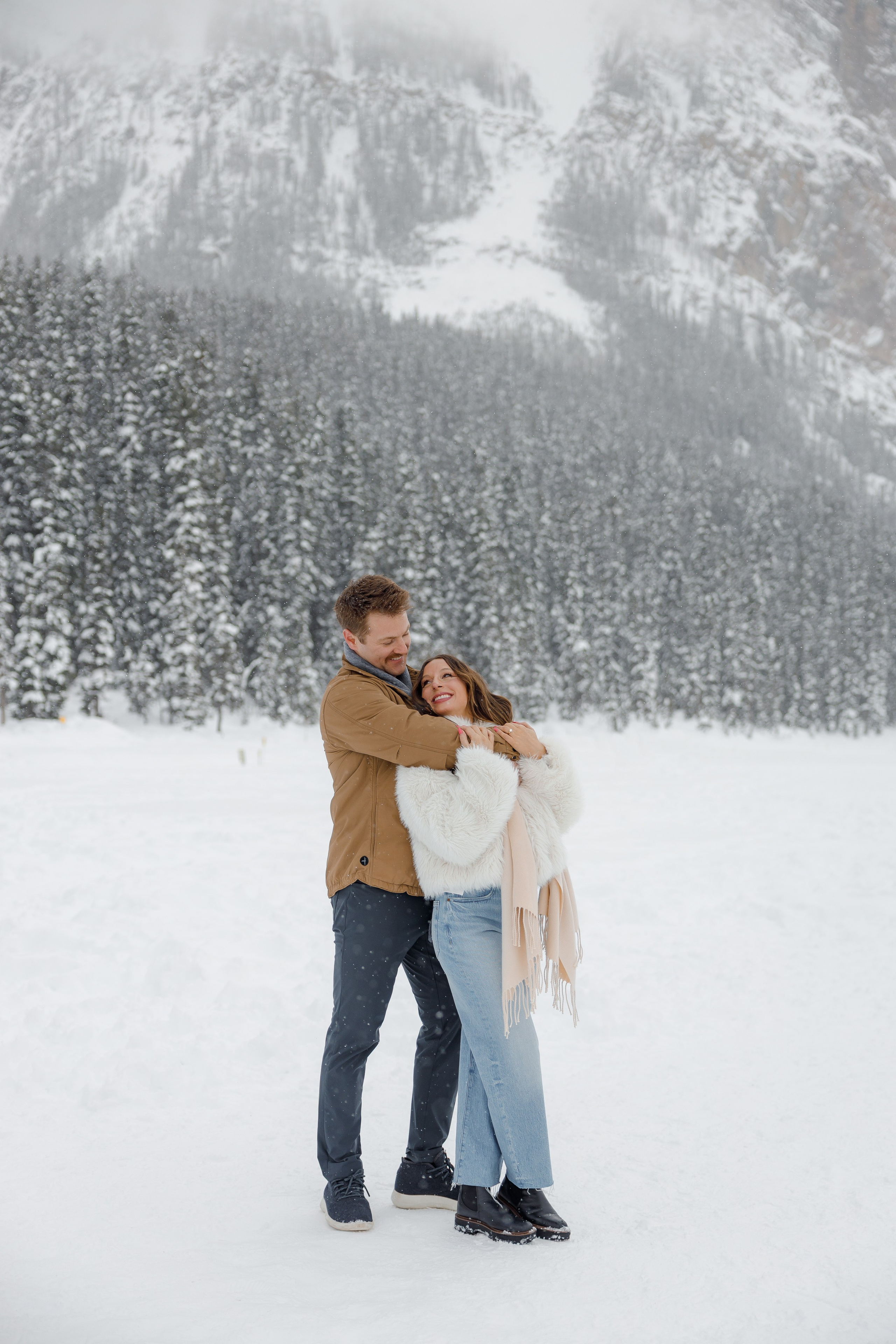 Lake Louise engagement session. Home