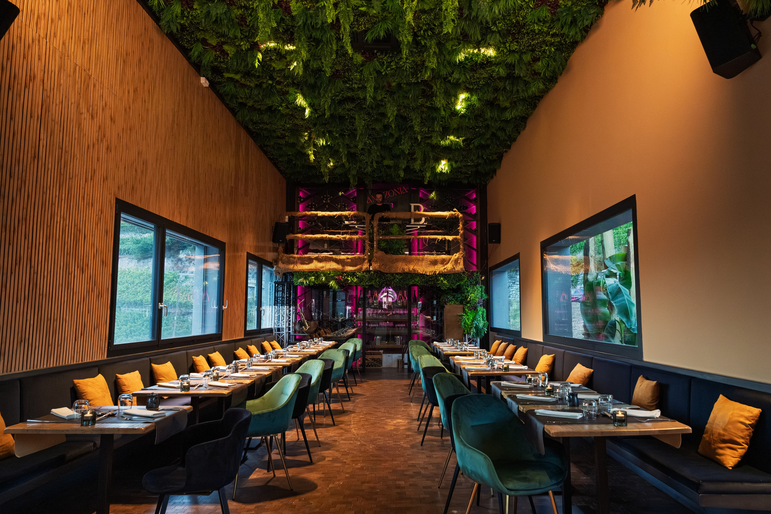 Ouverture du restaurant-club « Instinct  Amazonia » Sion. Photographe Suisse Tatiana Lyzhina