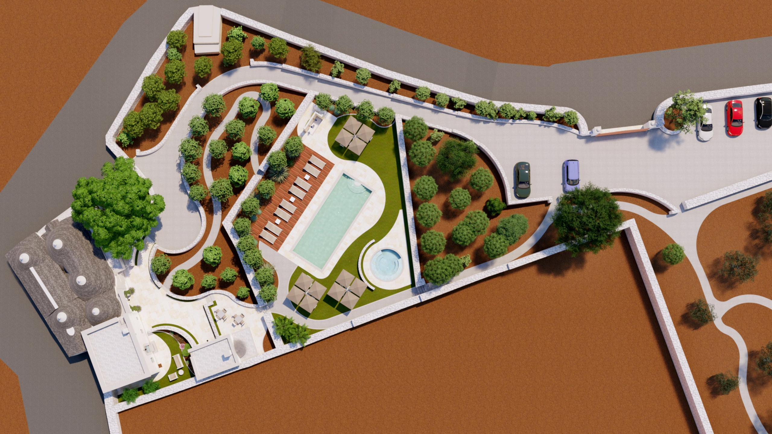 3D modeling. Marco Greco Architectural and interiors photographer based in Apulia Italy Fotografo di architettura interni Puglia B&B Case vacanze Hotel