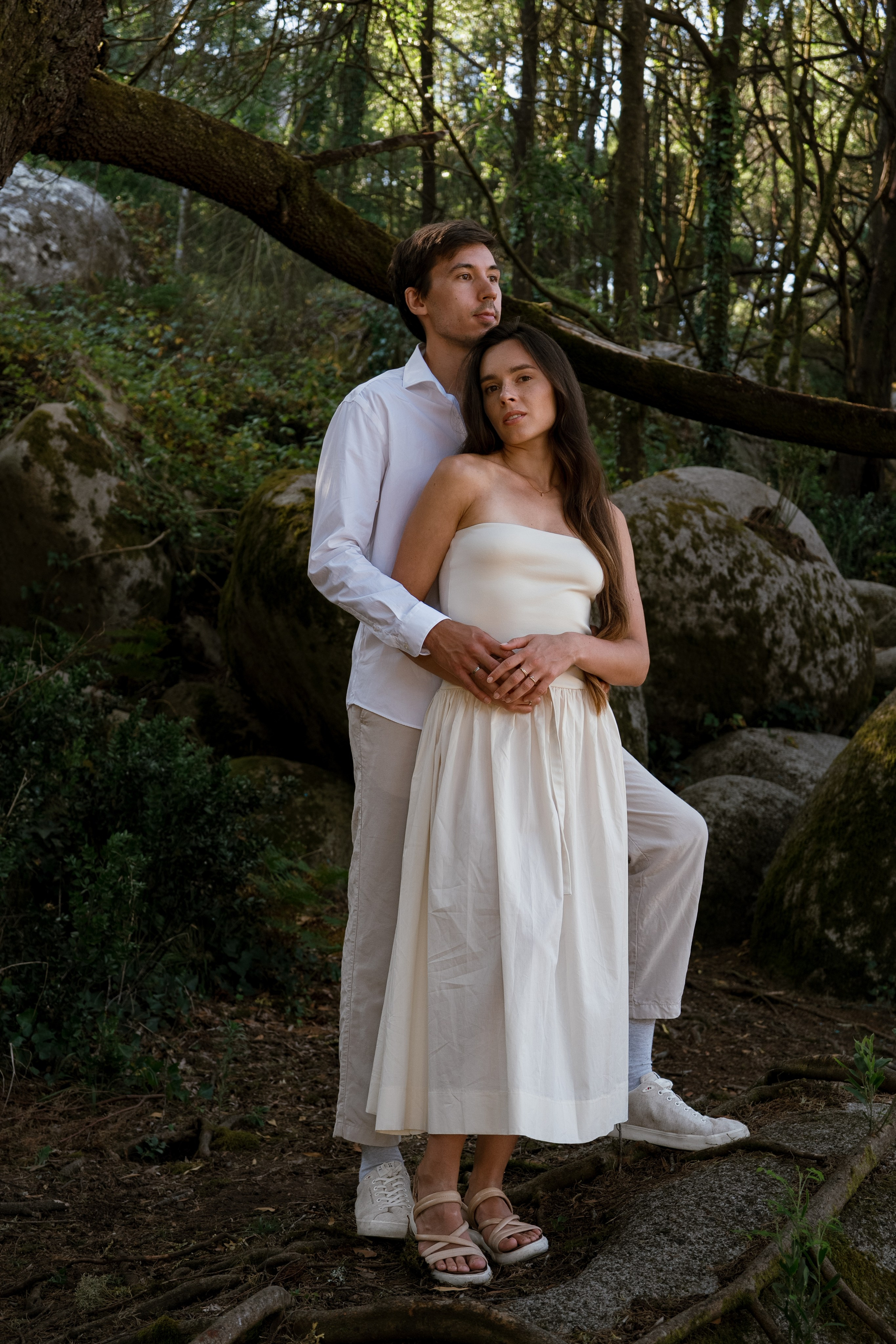 Anya & Dima in a forest. Bogdan S | PHOTOGRAPHER BASED IN LISBON