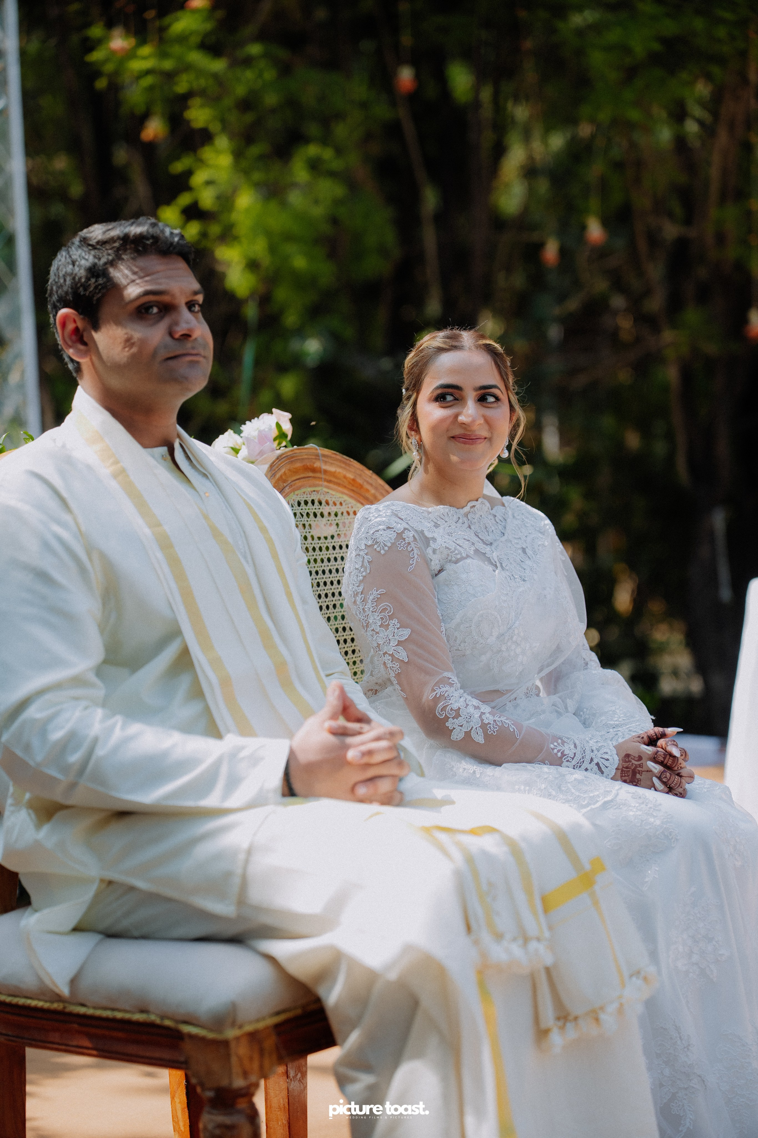 Blessing of Rajiv & Aashna. Fine art Wedding Photographers in India & Canada