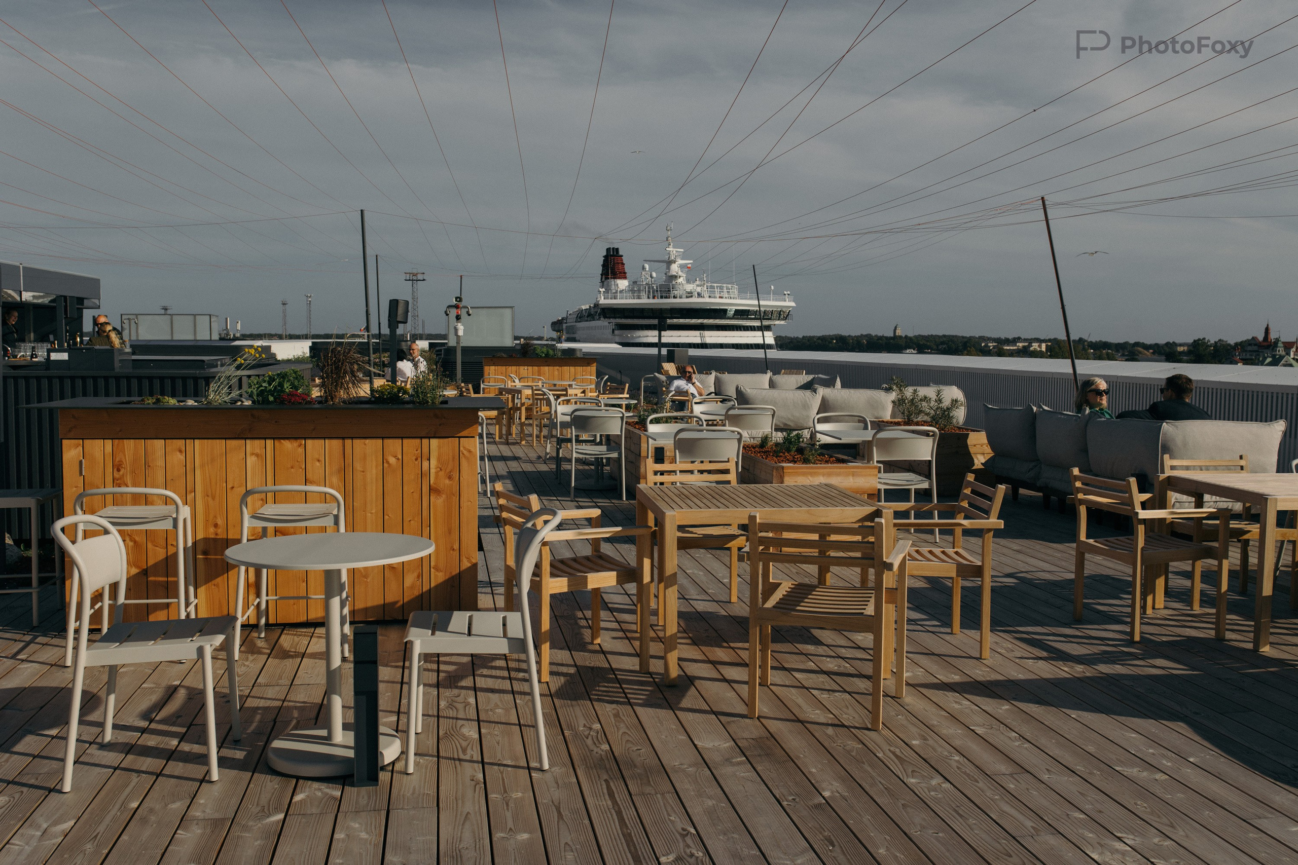 Hotelli Pier 4:n kattoterassi, Sokos. Valokuvaaja Lahti, Helsinki Elena Salonen