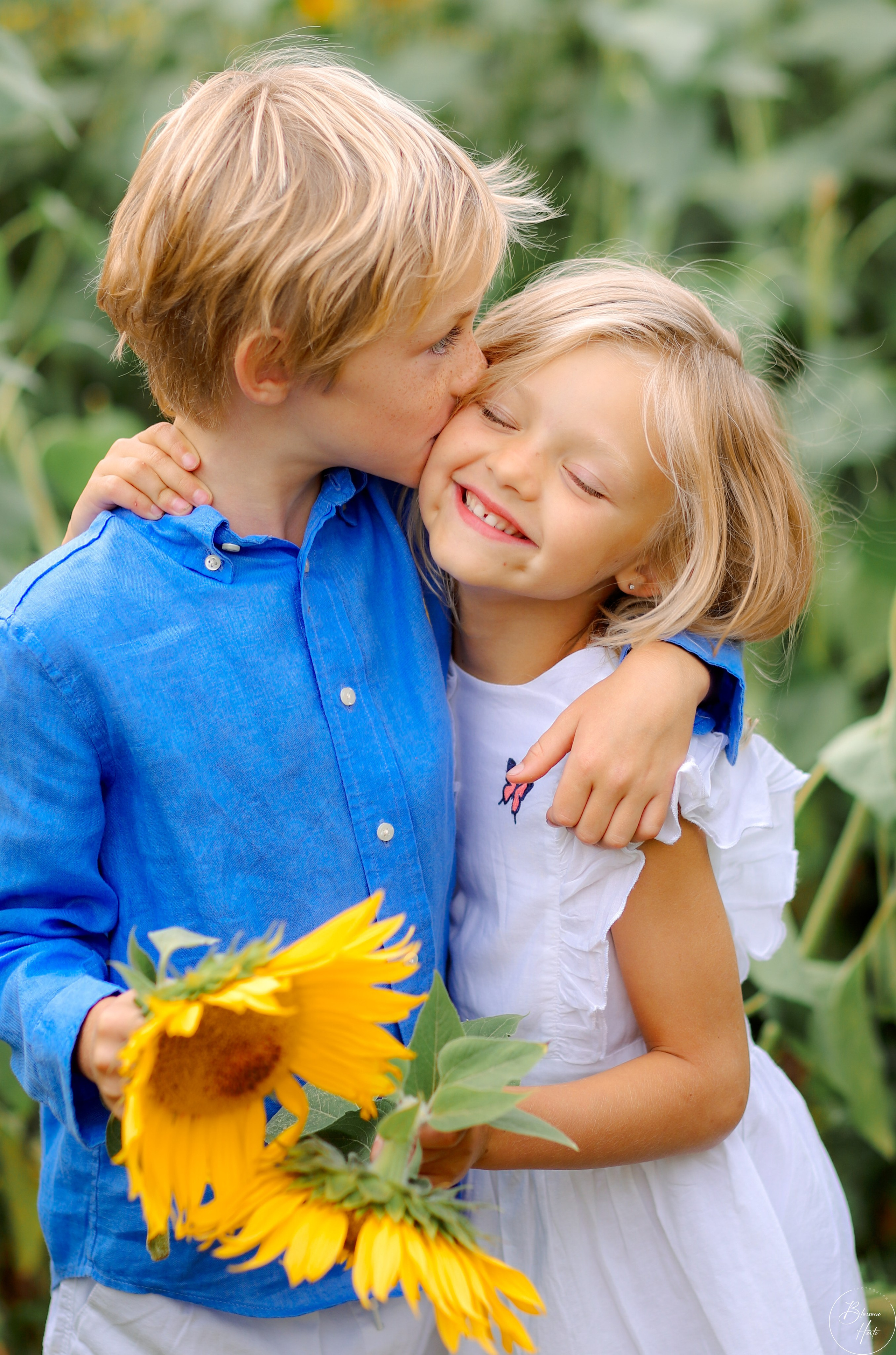Sunflowers. Family & children’s photographer in Herts & West London Iryna Blair