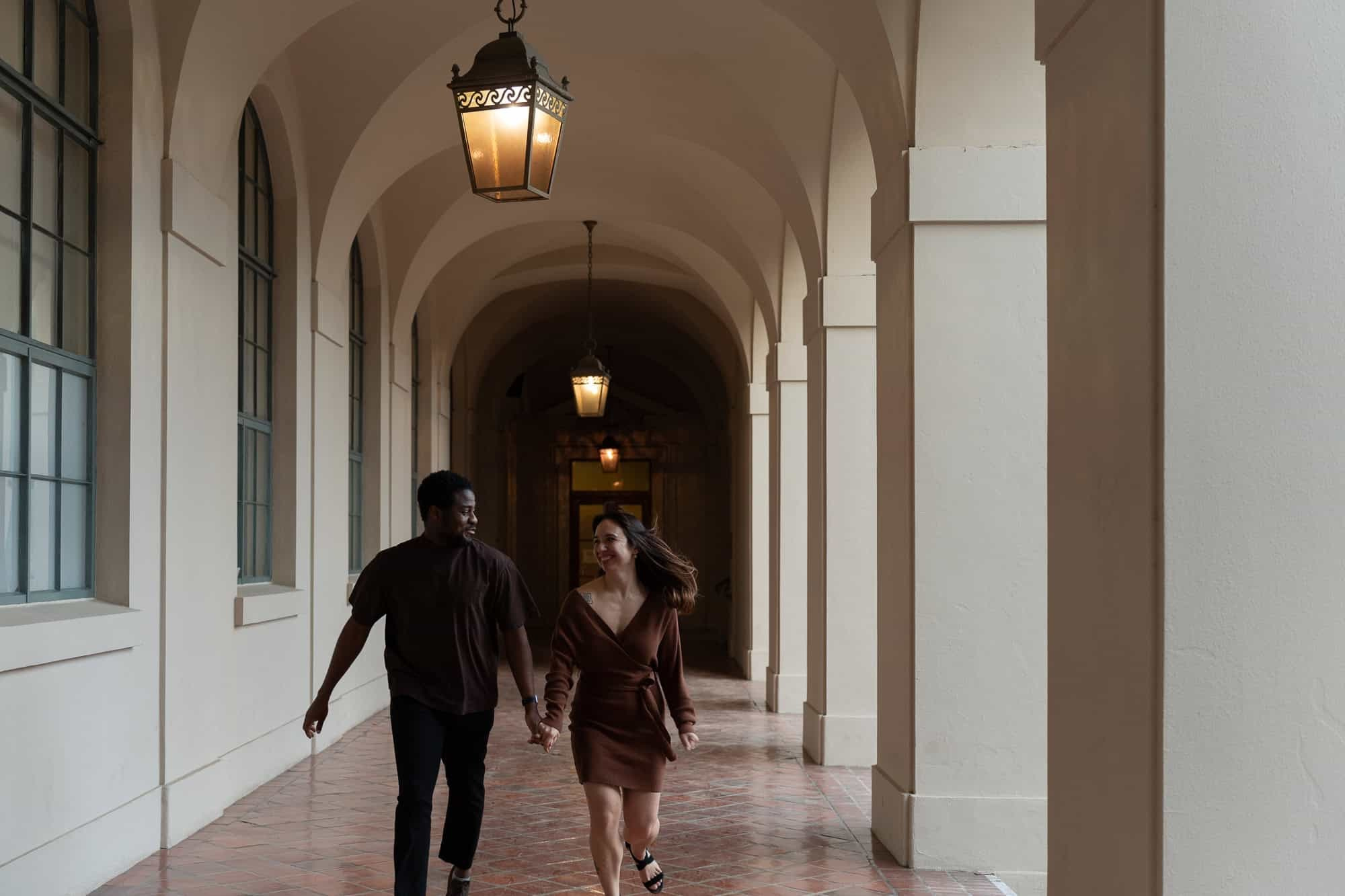 Pasadena City Hall Engagement Photo. Cinematic Wedding & Elopement Photography in Los Angeles | Inspired by Indie Film & Real Life