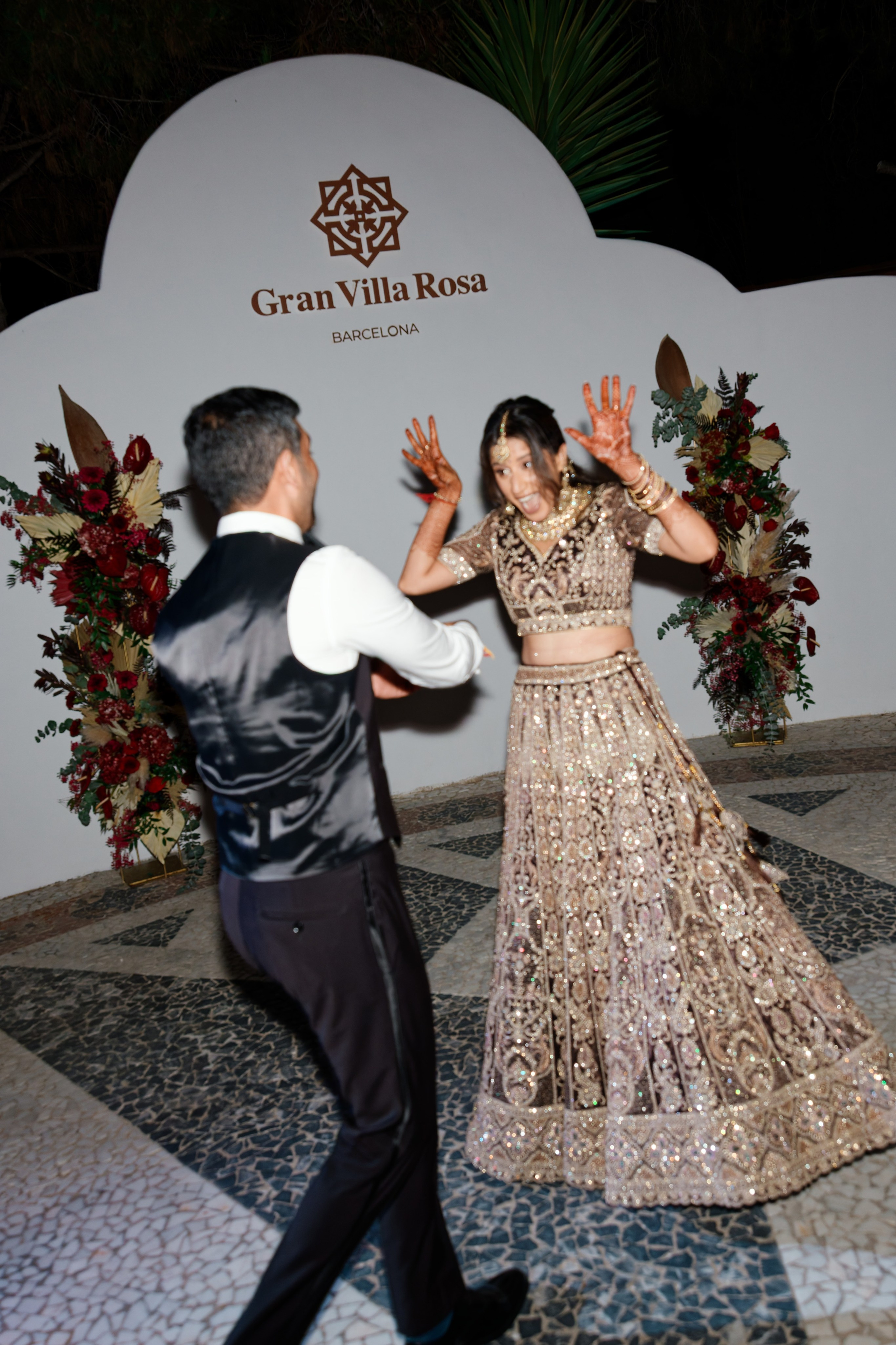 Indian wedding at Gran Villa Rosa, Barcelona