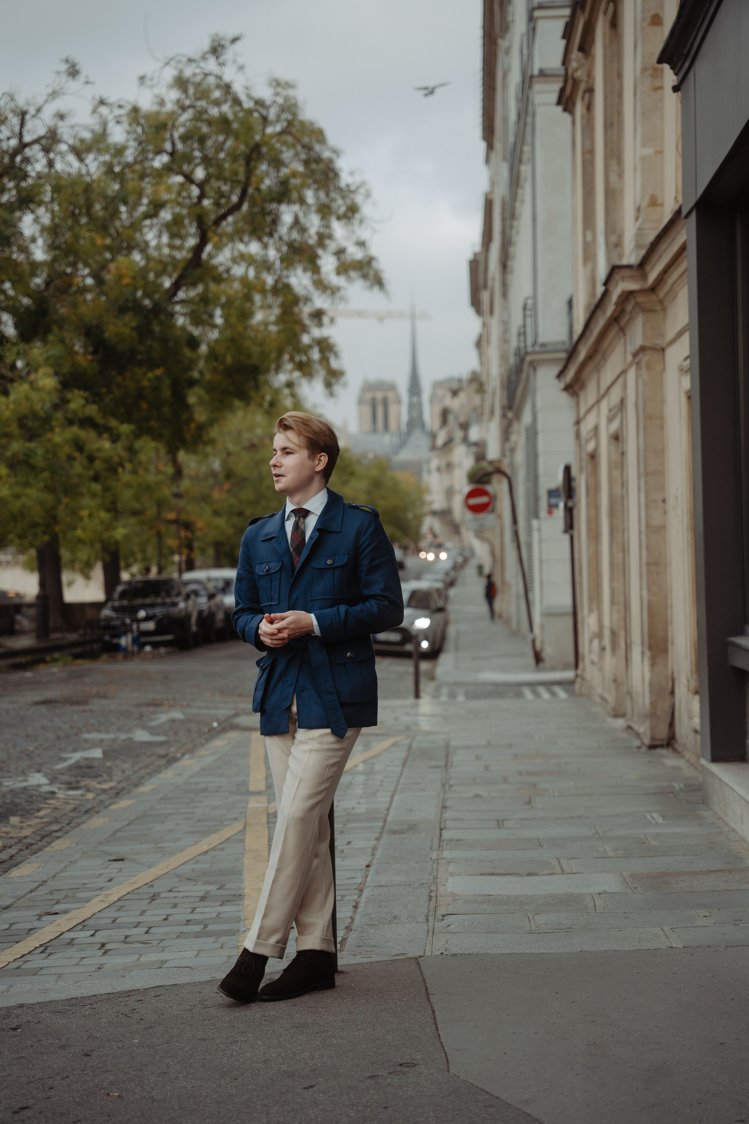 Simon on the île Saint-Louis. Paris photographer — Polina Osipova