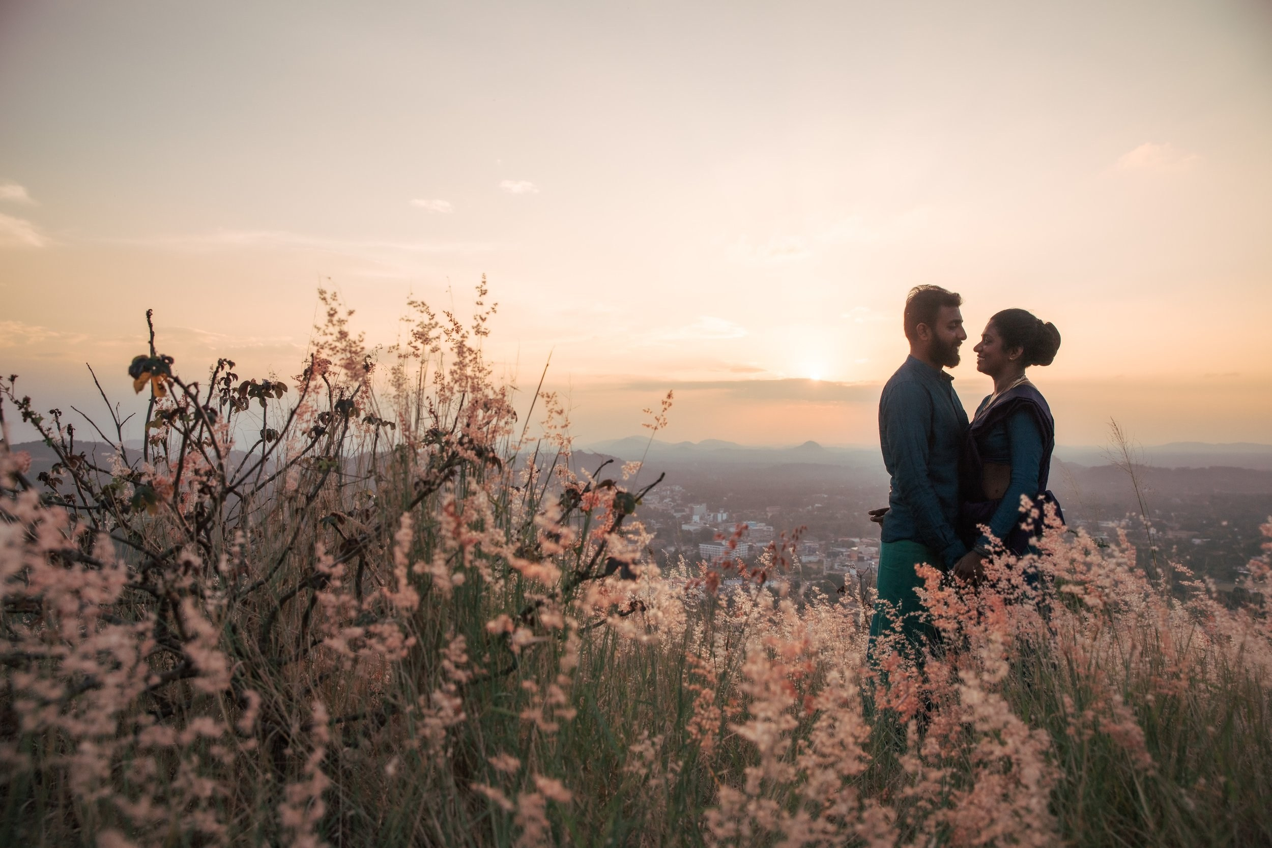 A romantic post wedding couple shoot at Kurunegala