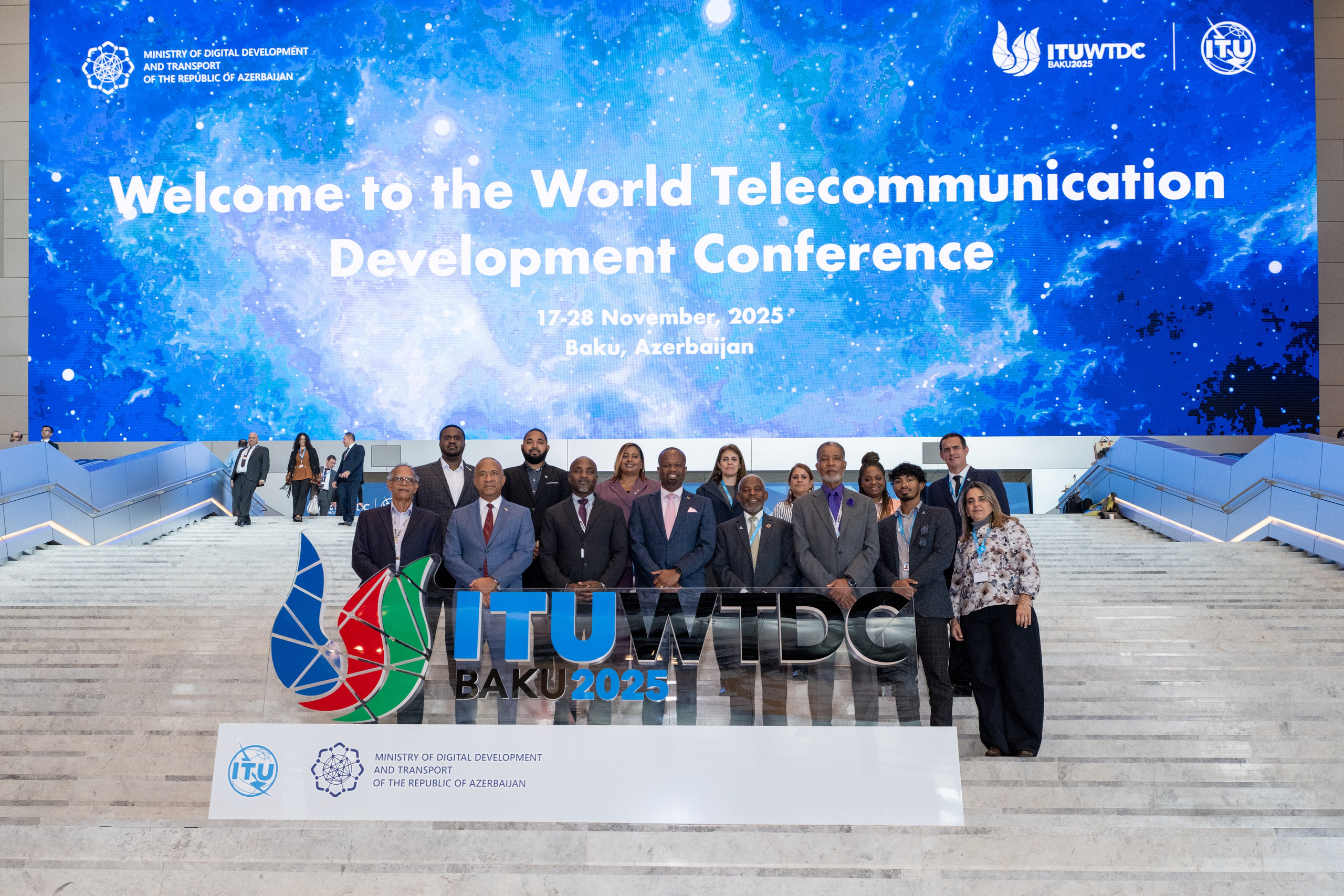 WTDC Baku 2025: Media Coverage of the Caribbean Telecommunications Union Delegation. Fotograf Baku