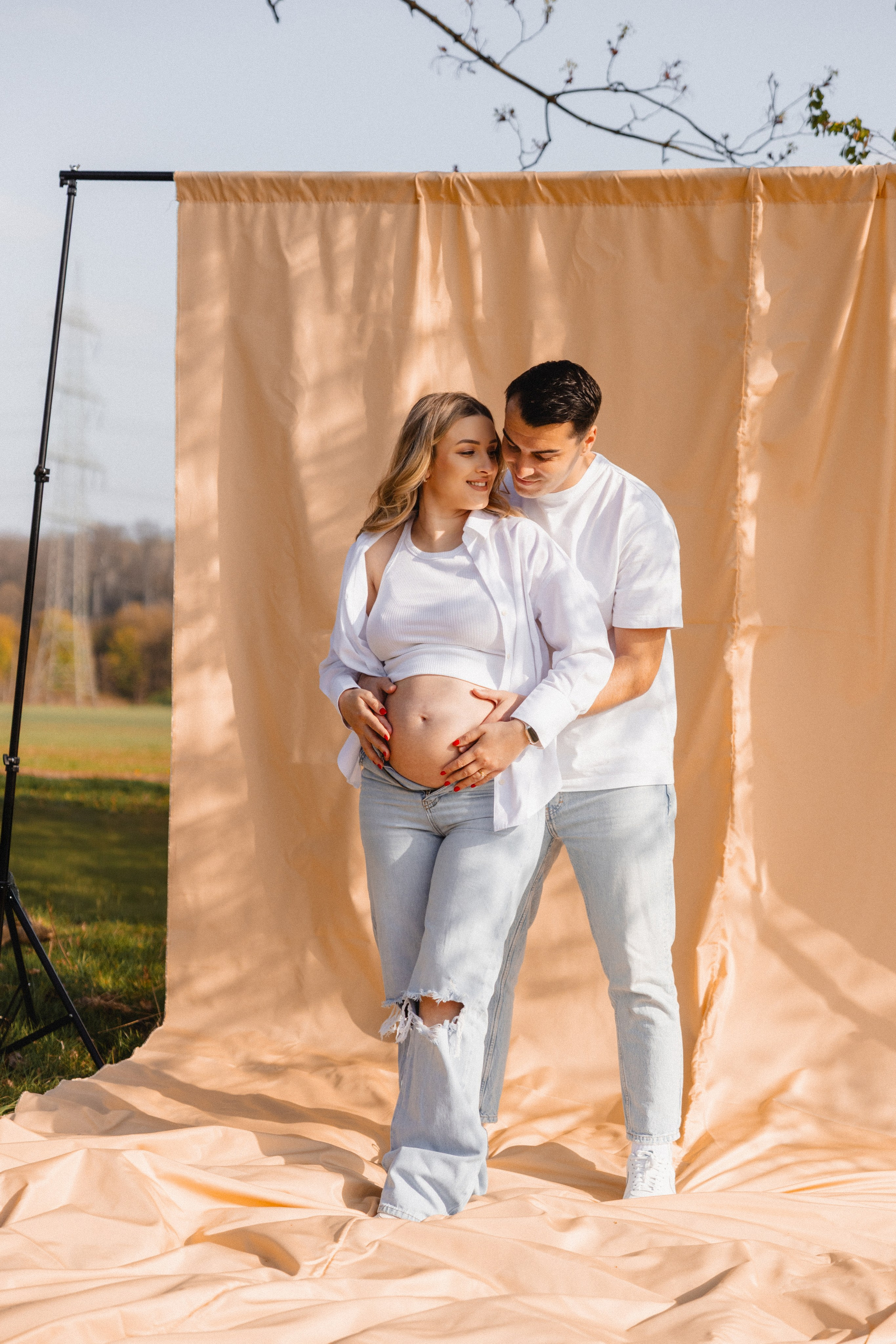 Schwangerschaftsfotos am Kemnader See | Babybauch Shooting Bochum. Hochzeitsfotografin Bochum | Halyna Reiche Fotografie NRW