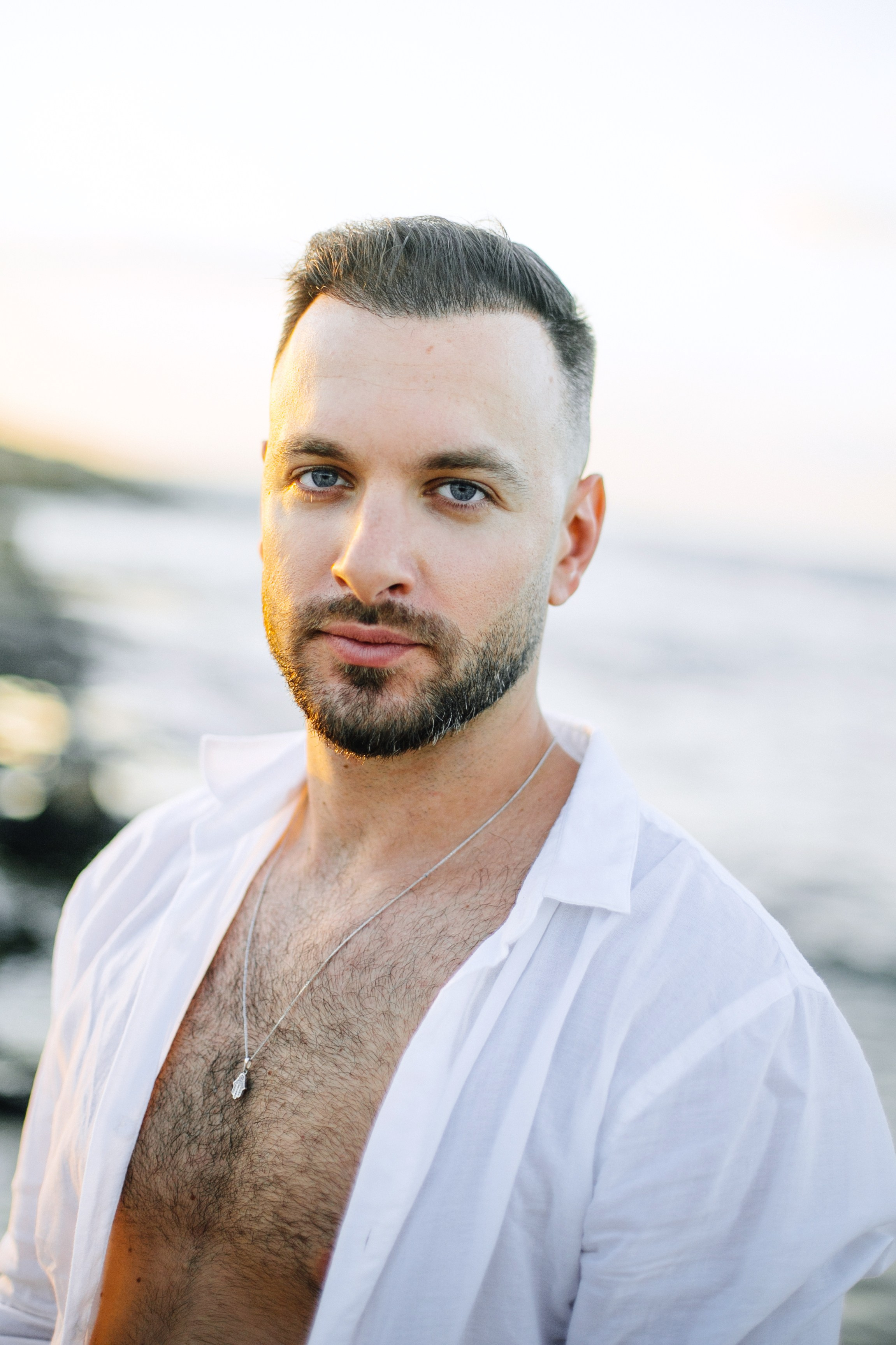 Yael & Gal Nahsholim beach. Family photographer in Israel