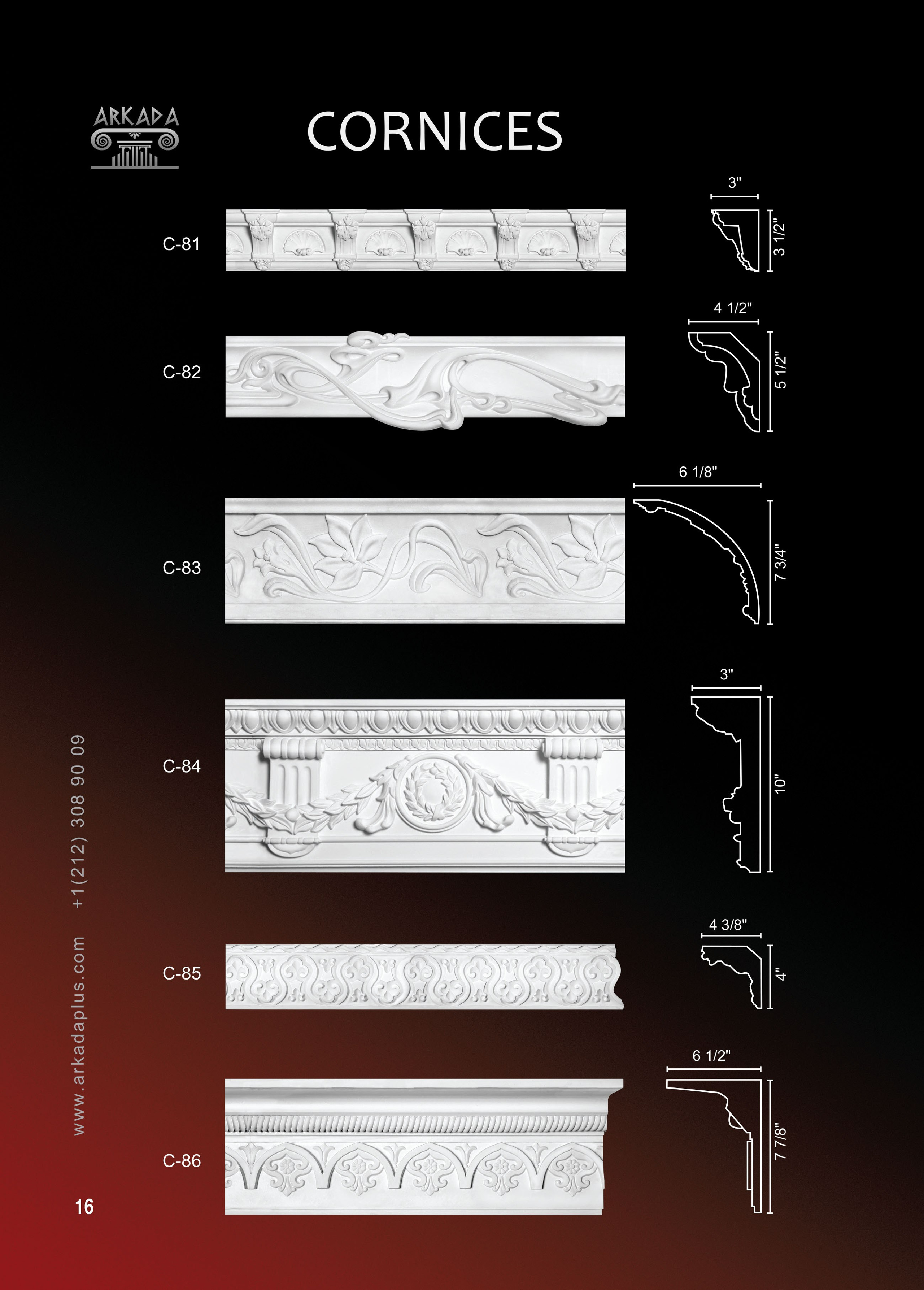 Crown Molding. Plaster molding