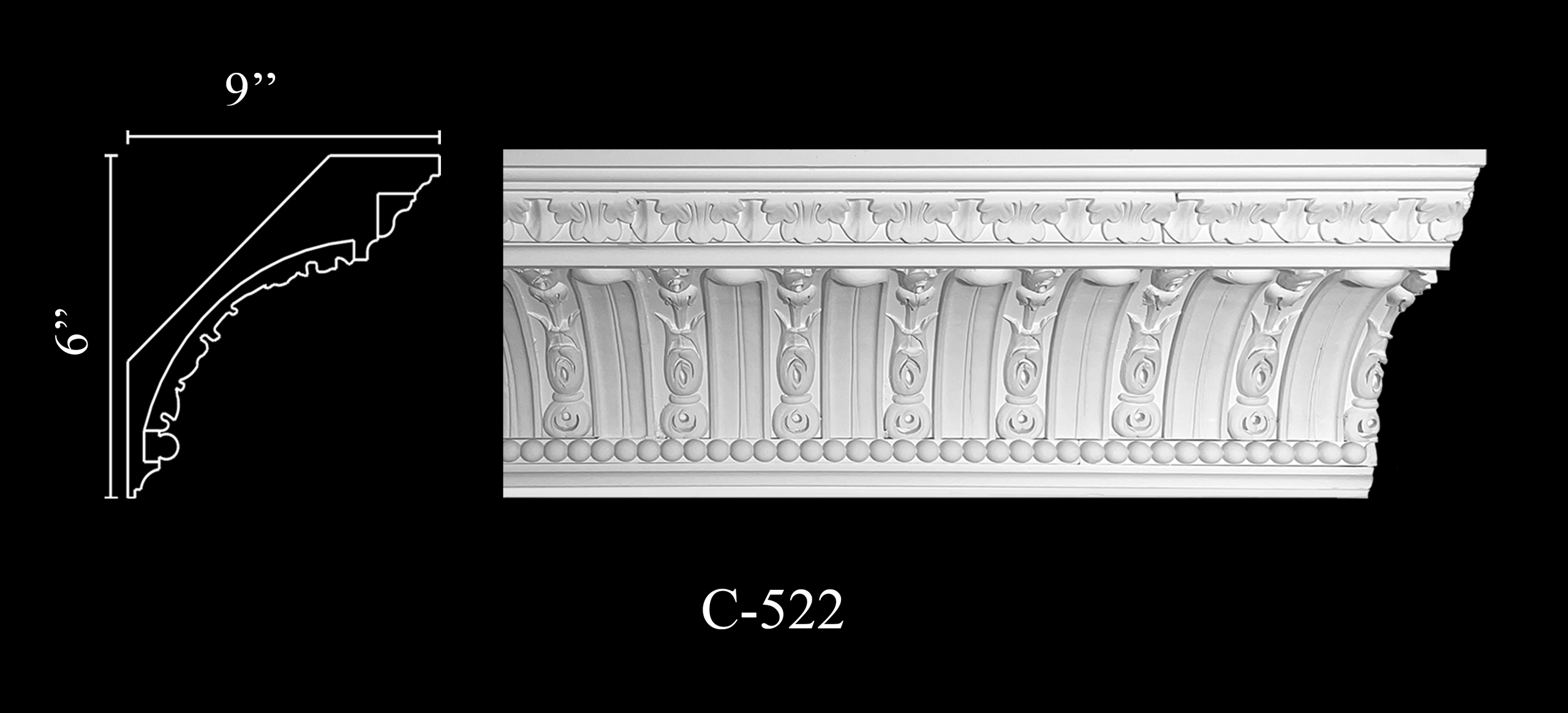 Crown Molding. Plaster molding