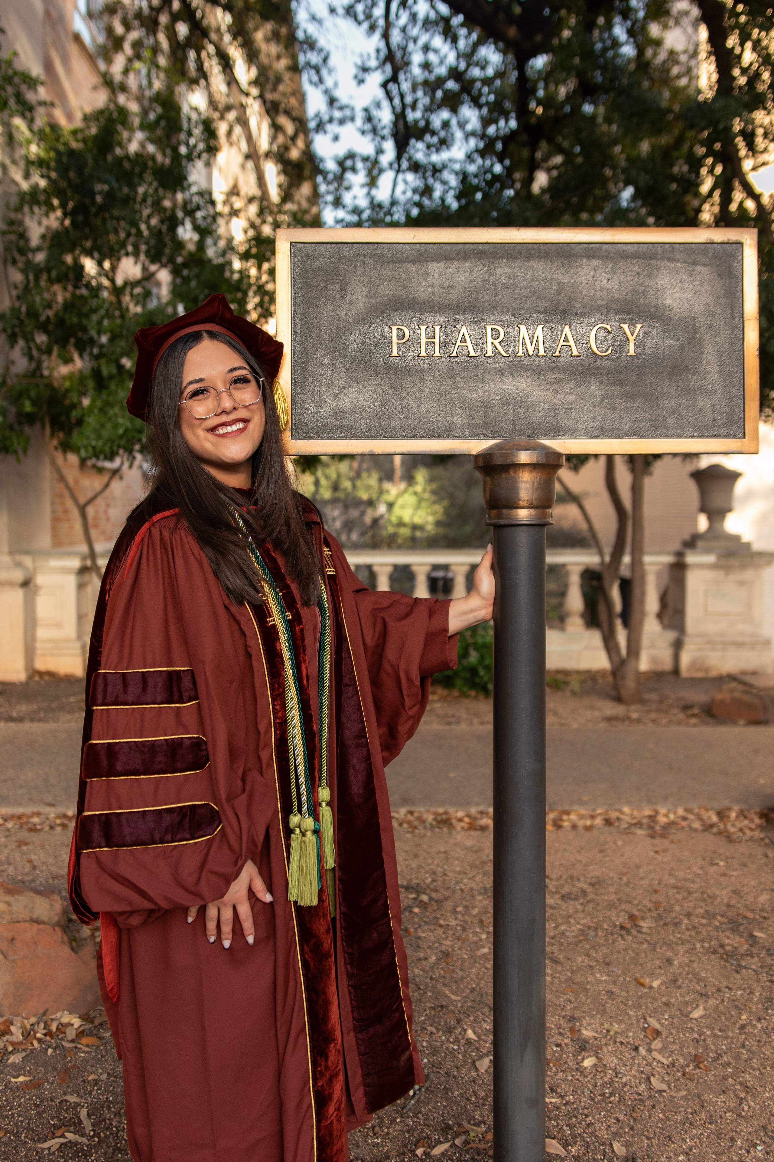 Alexiss' graduation photoshoot at the University of Texas Austin
