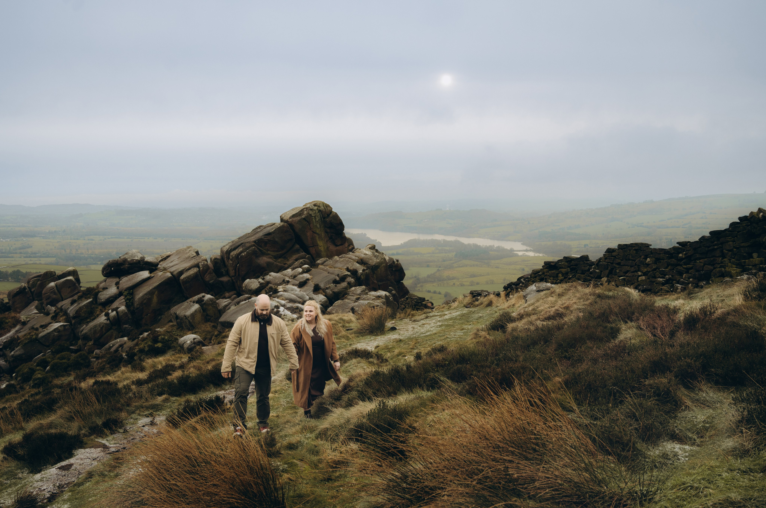 L & C in Peak District. Tania Gandrabur, photographer in West Midlands, England