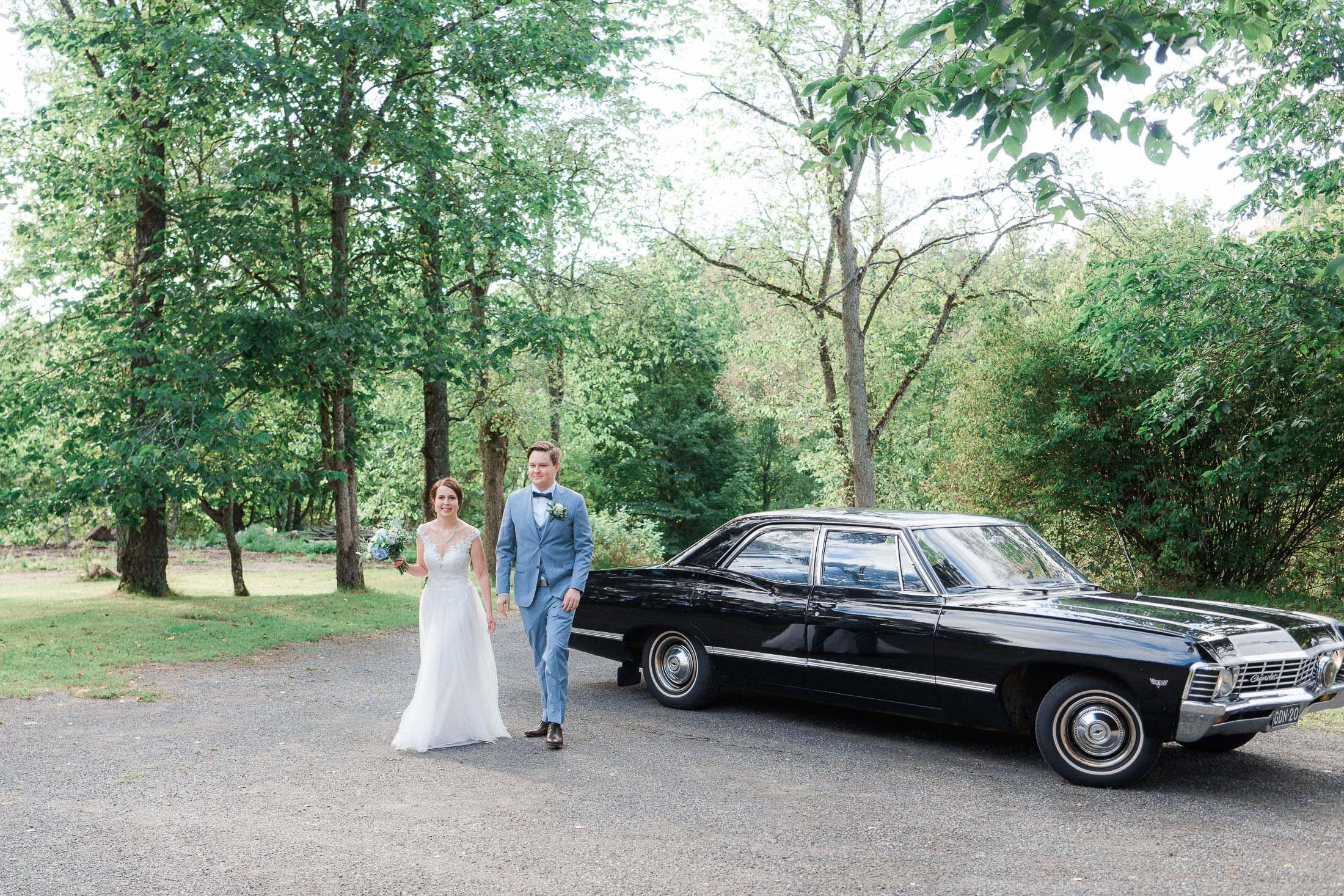 Salla&Antti, hääkuvaus Martin kirkko ja Juhlakartano Kappelinranta