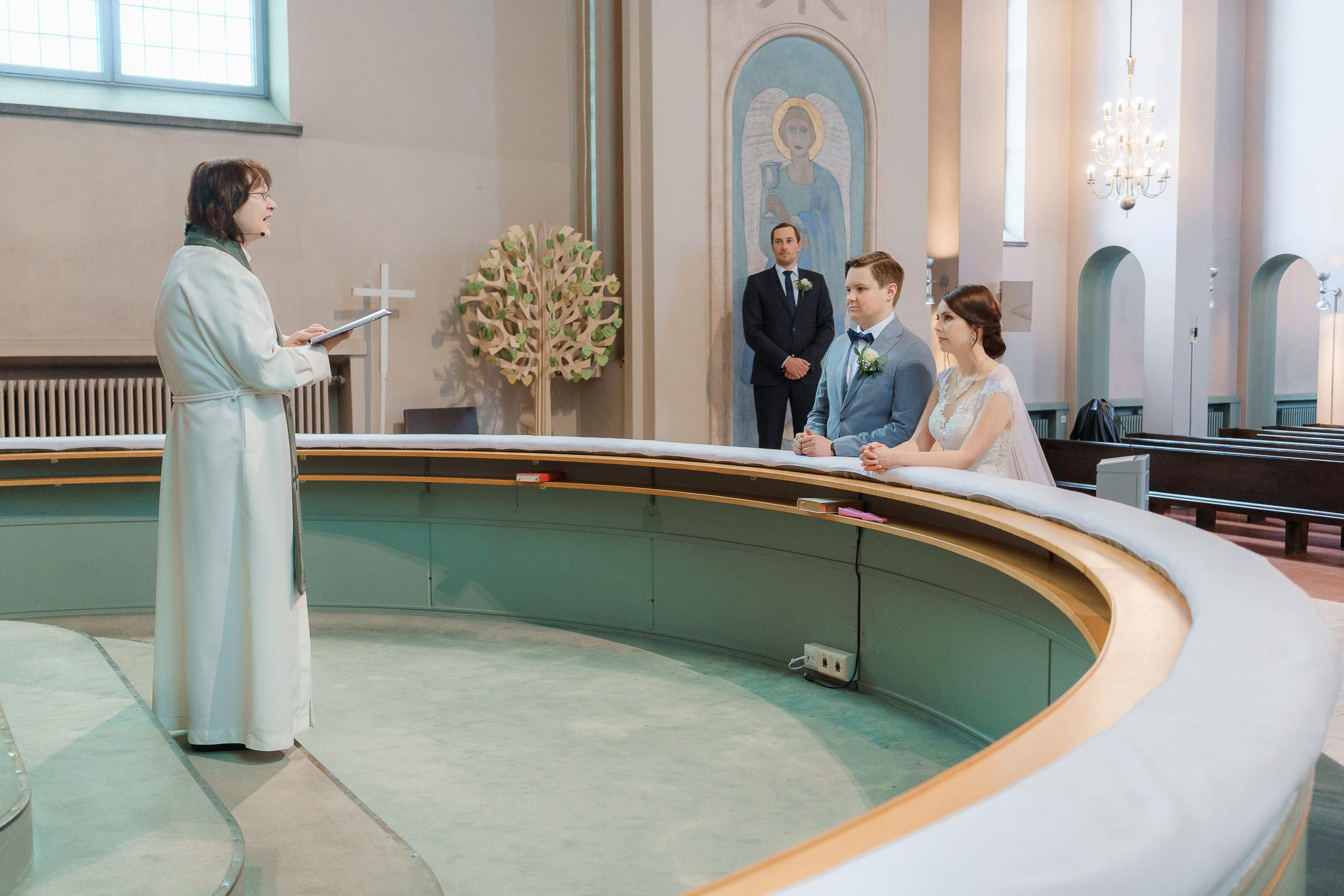 Salla&Antti, hääkuvaus Martin kirkko ja Juhlakartano Kappelinranta