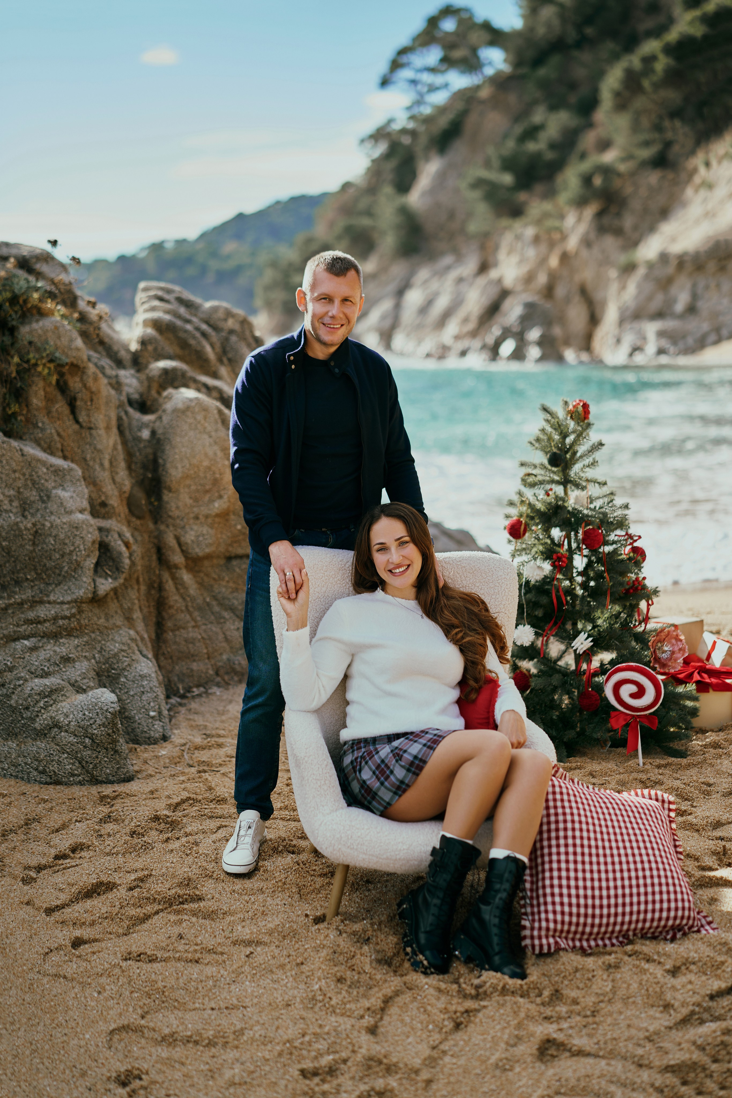 Рождество на пляже. Фотограф в Барселоне Жанна Захарченко