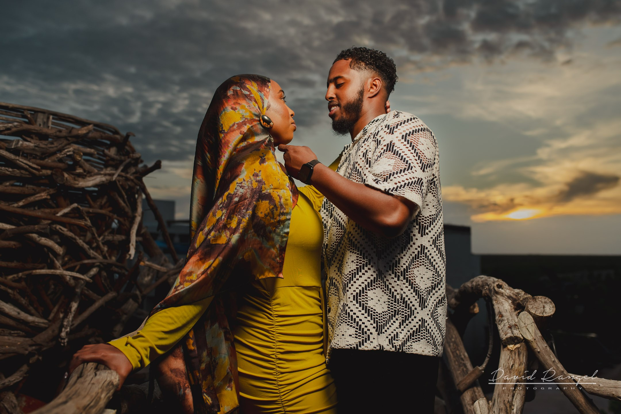 Abdi and Asha´s anniversary session at the hotel Kanan Tulum. Destination wedding photographer based in Cancun and Riviera Maya with service worldwide