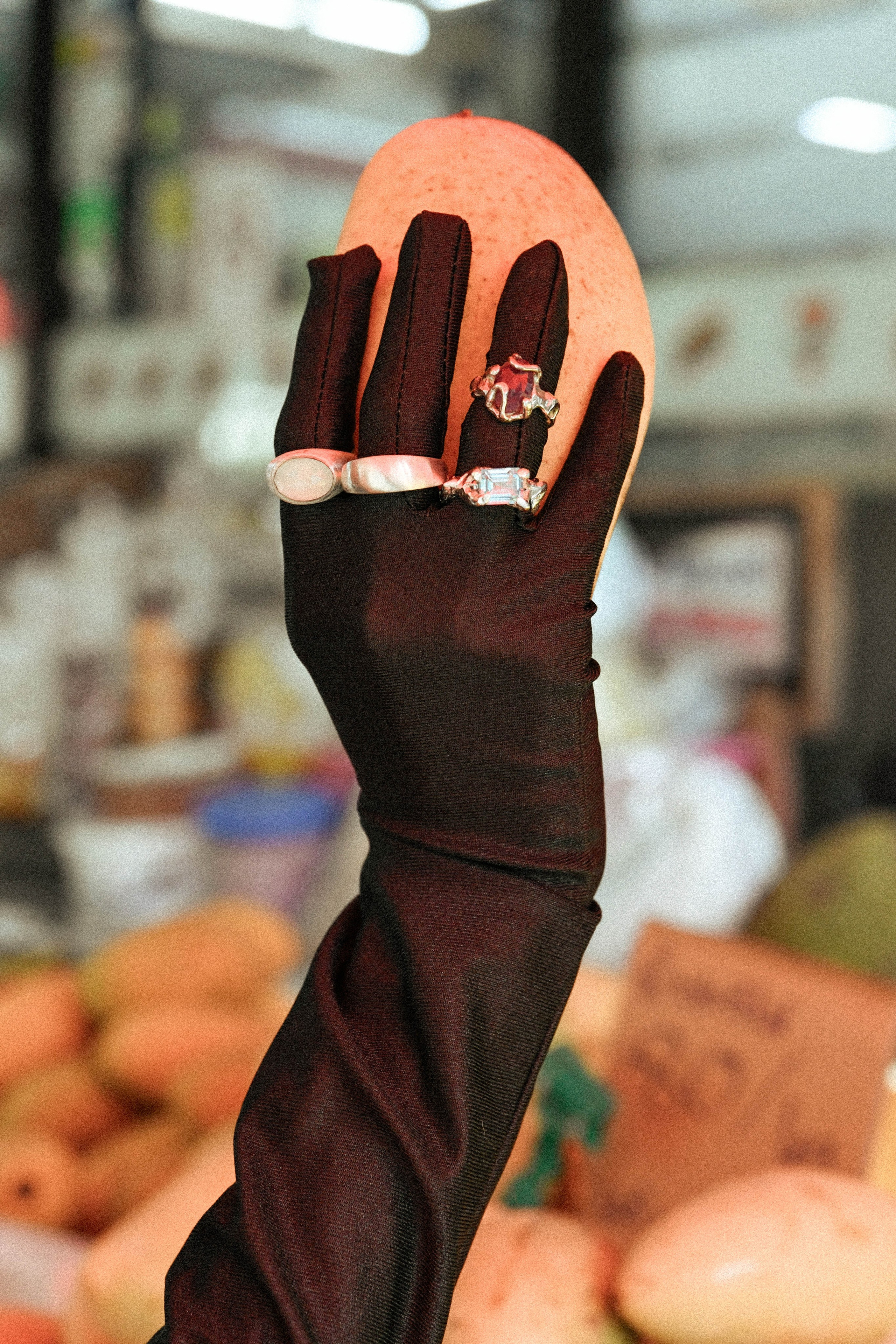 Street for Wiktoria Tao jewelry. Stylist