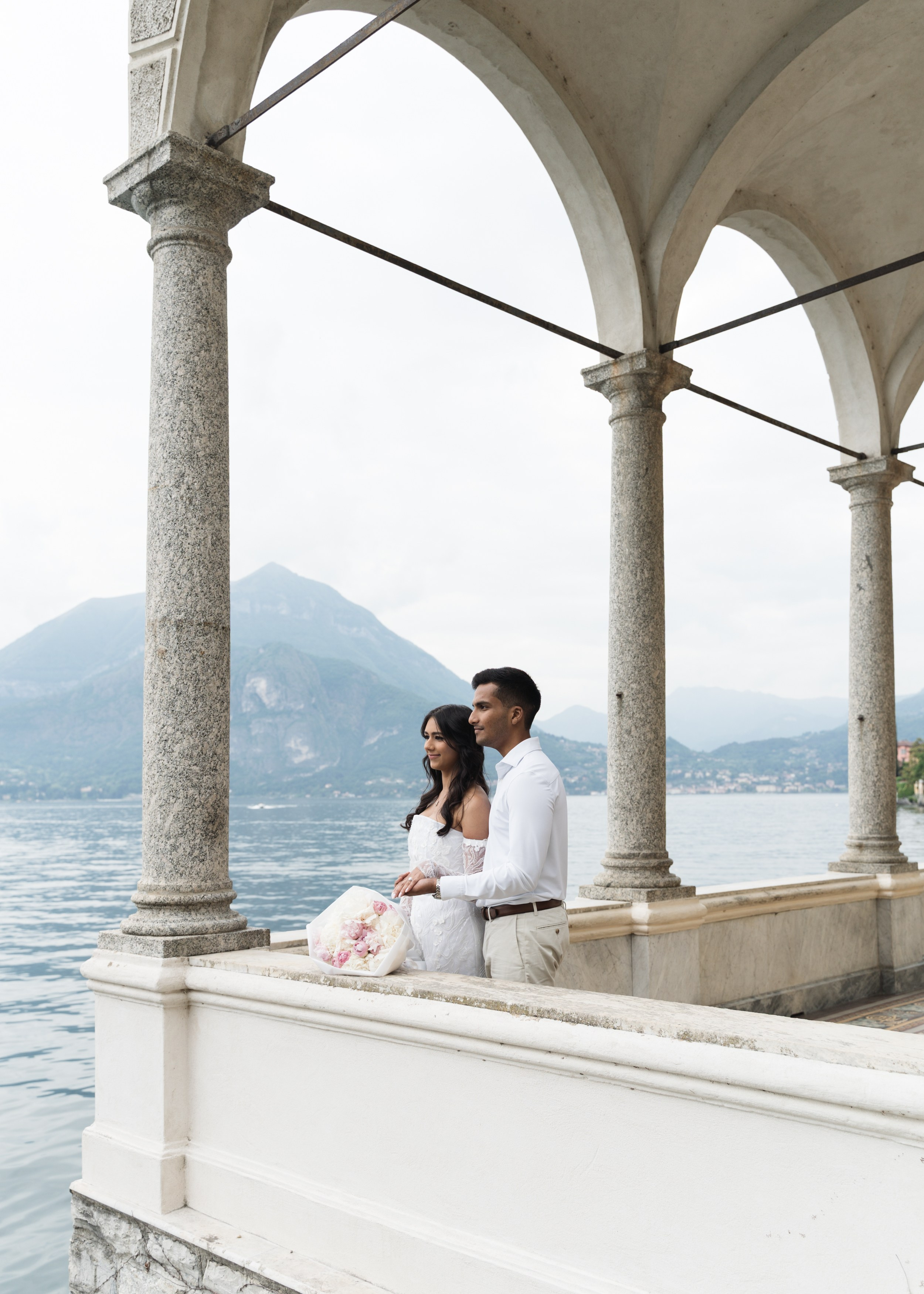 Villa Monastero Secret Proposal. Proposal Photographer in Lake Como