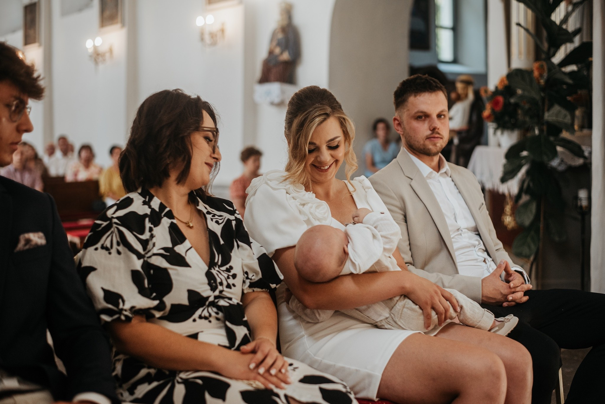 Chrzest Św. Jasia. Dominika Strachacka Fotografia | Fotograf ślubny i rodzinny Opole Lubelskie Lublin