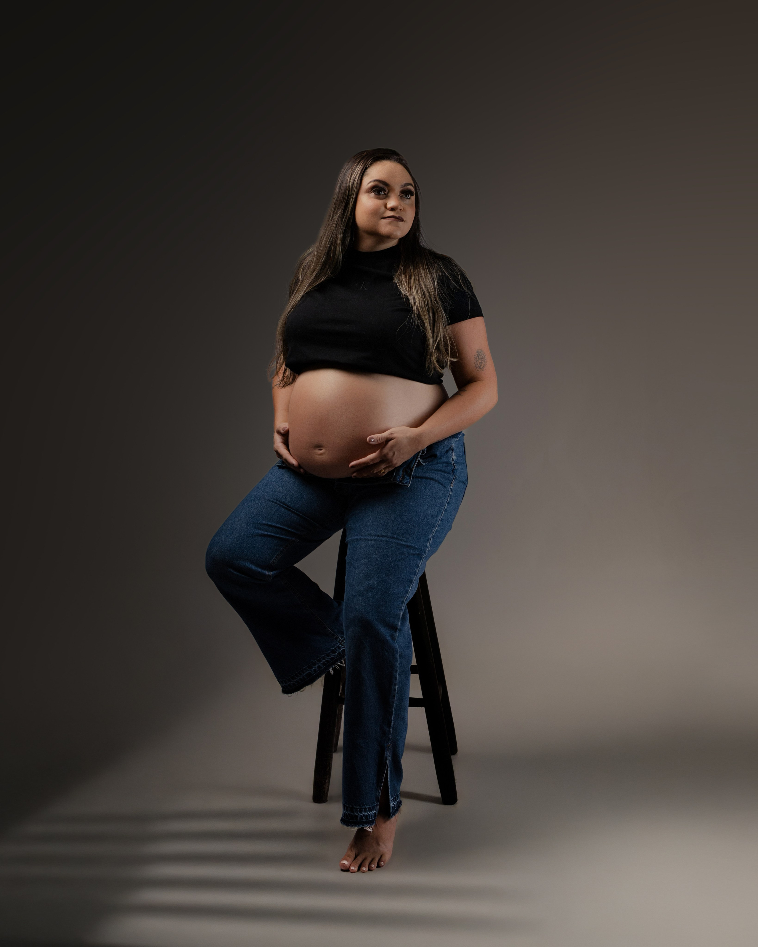 2025 | Rayani — Gestante — Estudio. Denis Damasceno | Fotografia