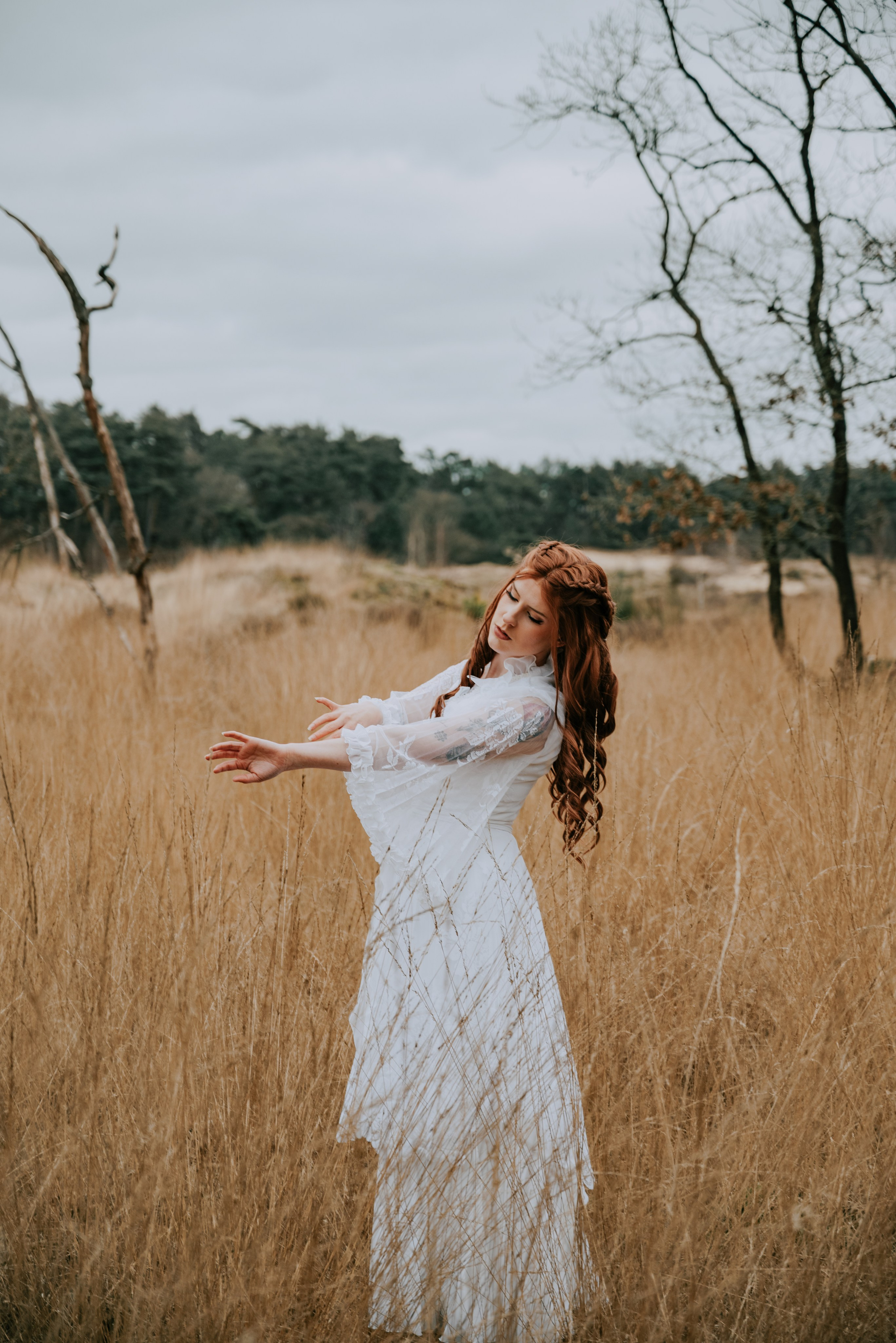 Dutch Folklore in the Fields of Lowlands, Witte Wieven. Moth & Moss Photography