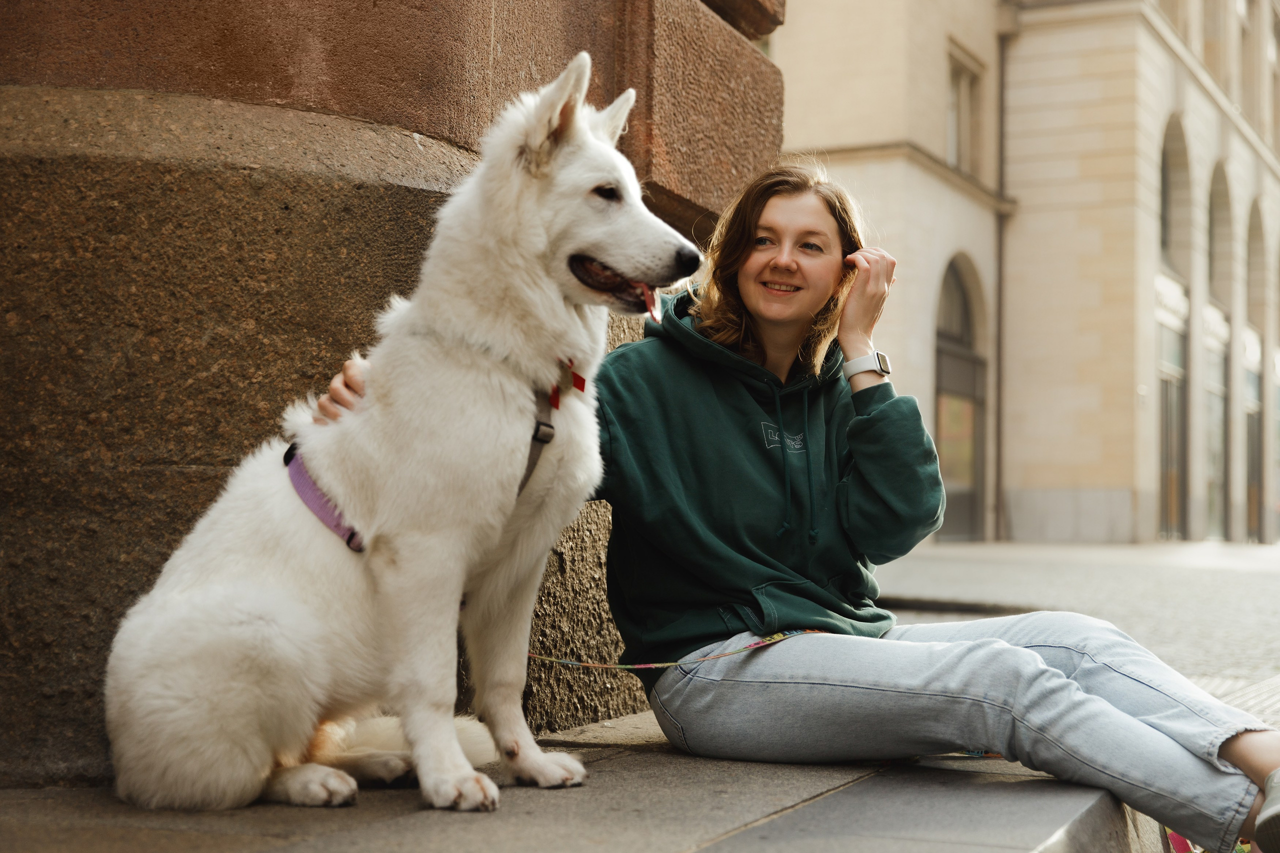 Astra in Leipzig. Kaja | fotograf we Wrocławiu | ludzie i psy