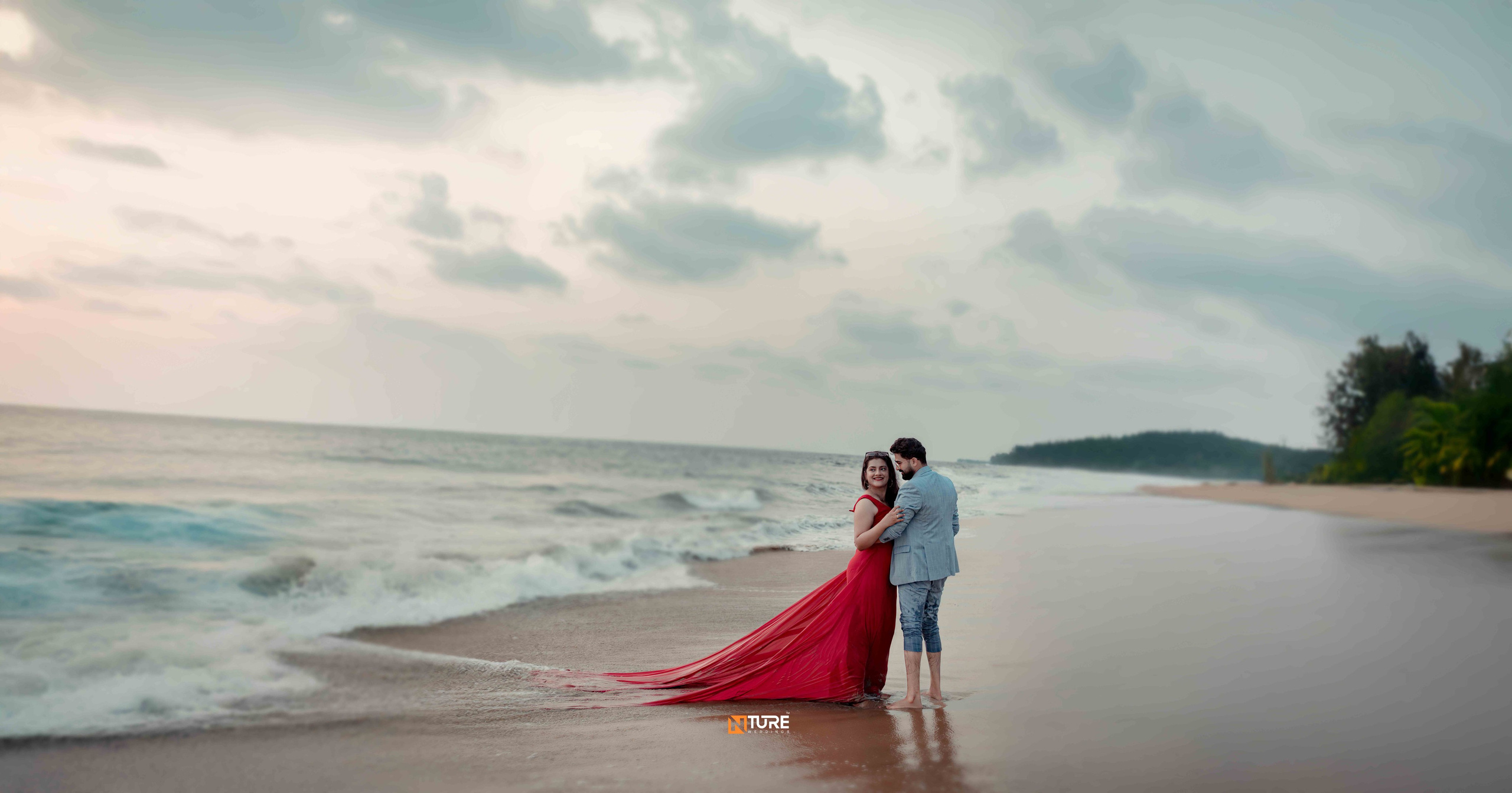 BEFORE AND AFTER. NTURE WEDDING