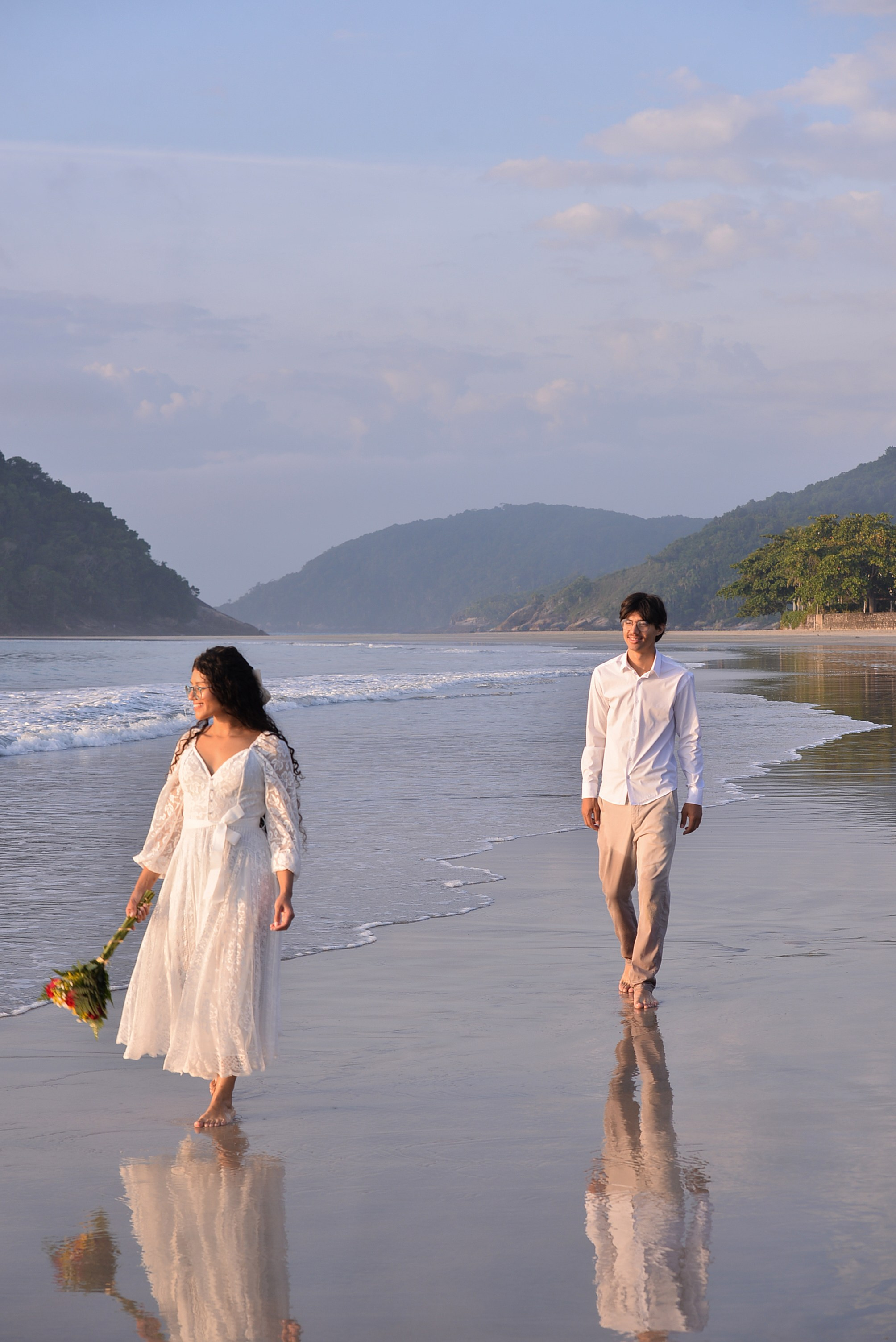 Amanda & Paulo, Praia do Pernambuco. Produtora Bride