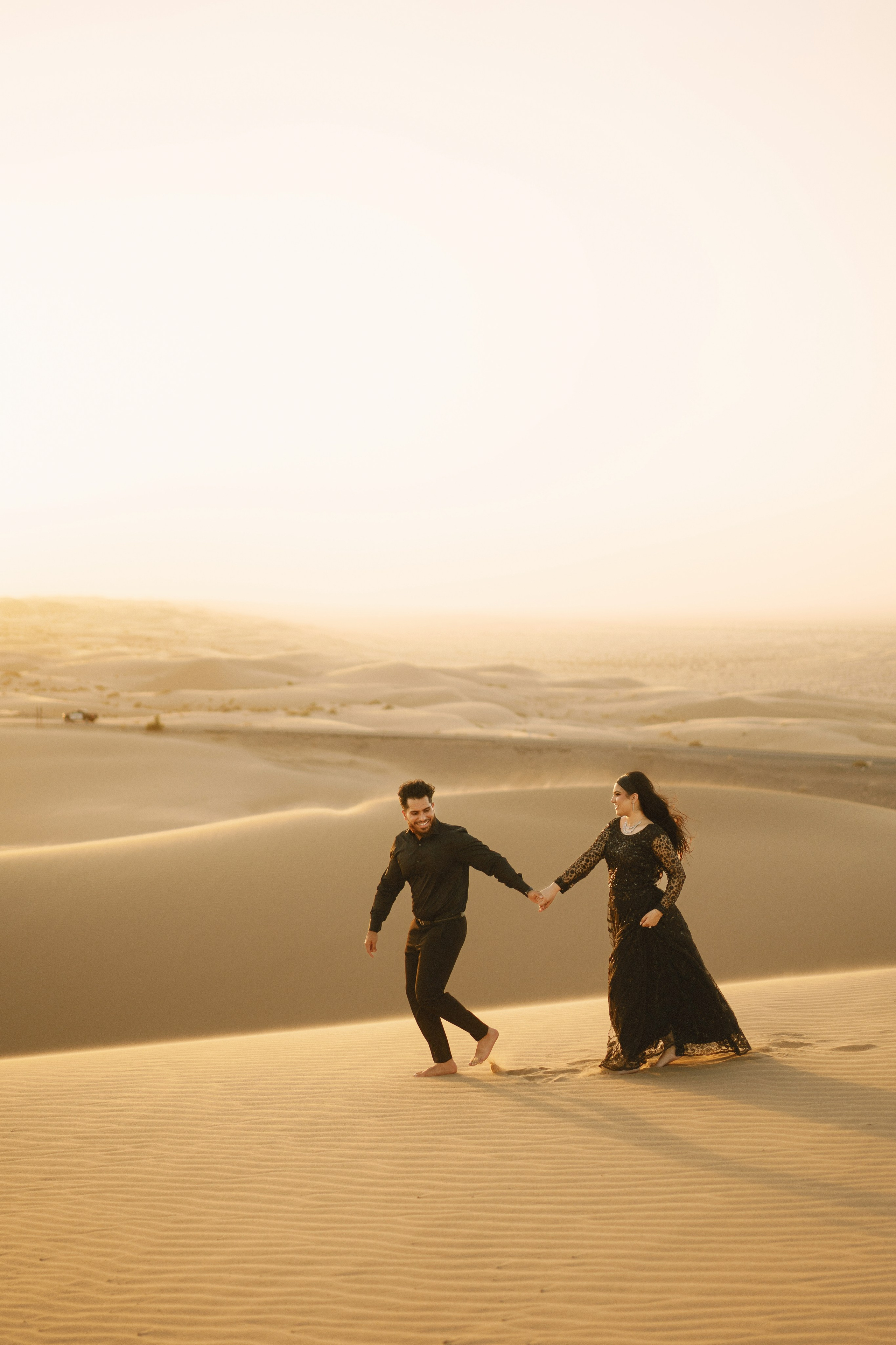 Elopement at Glamis Sand Dunes California. Wedding Photography & Videography Team in California, Los Angeles, San Francisco, San Diego and Travel