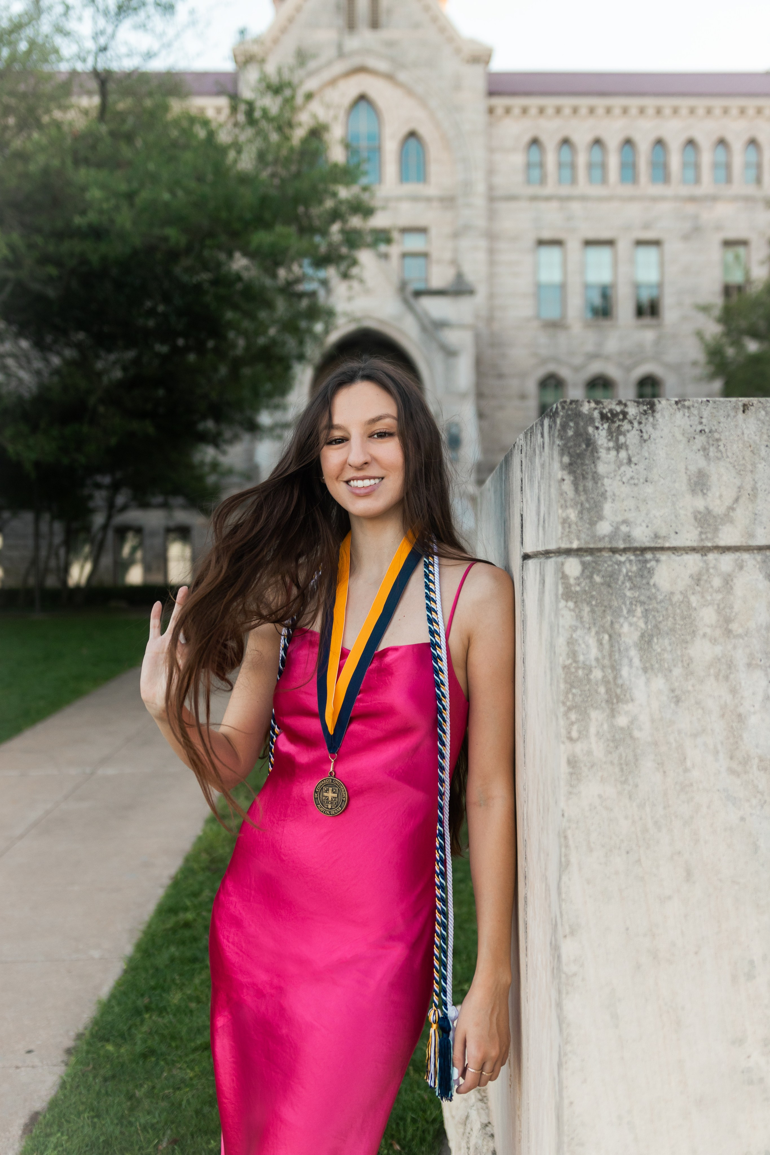 Marisa’s senior photoshoot at St. Edwards University