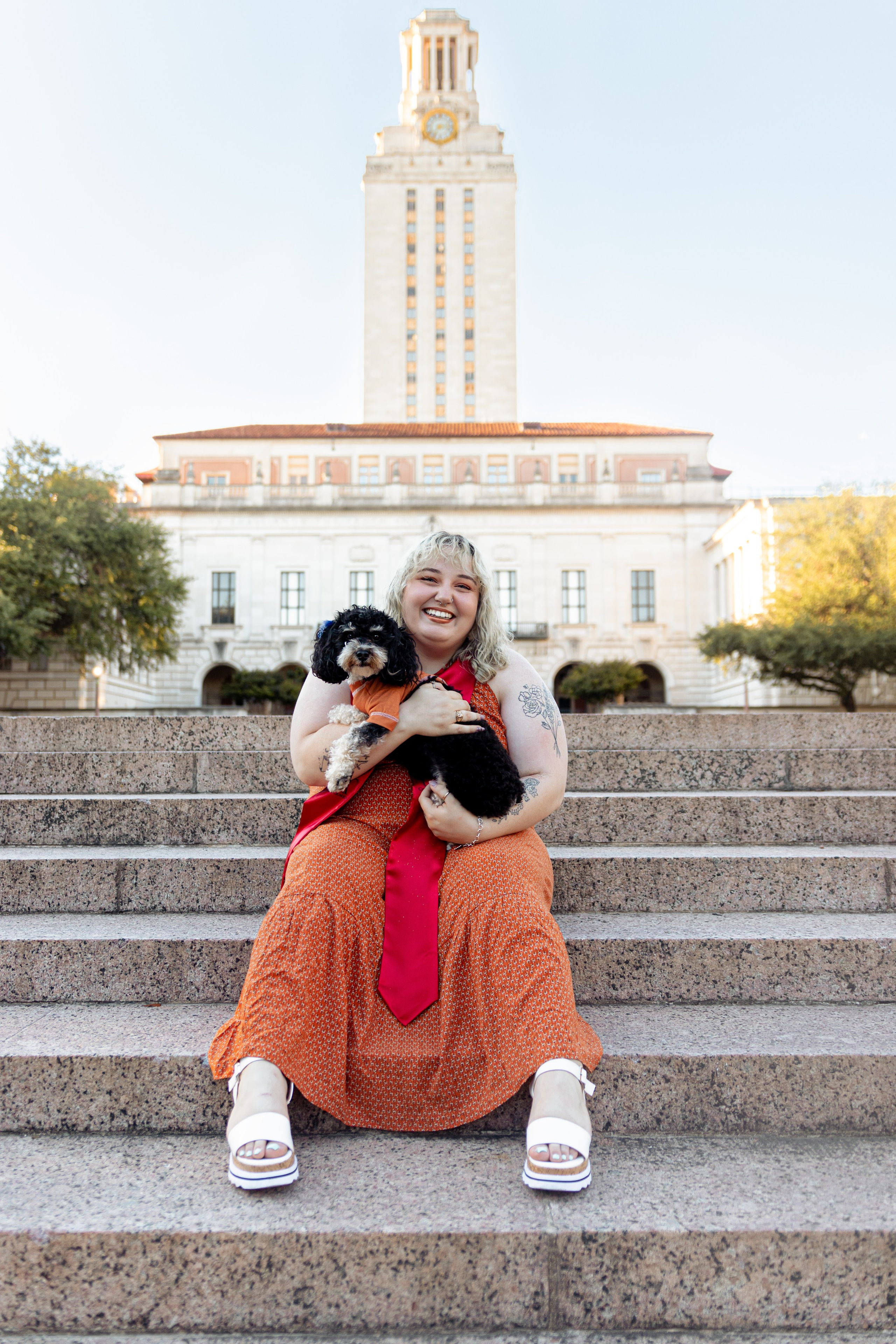Sarah's senior photoshoot at the University of Texas Austin