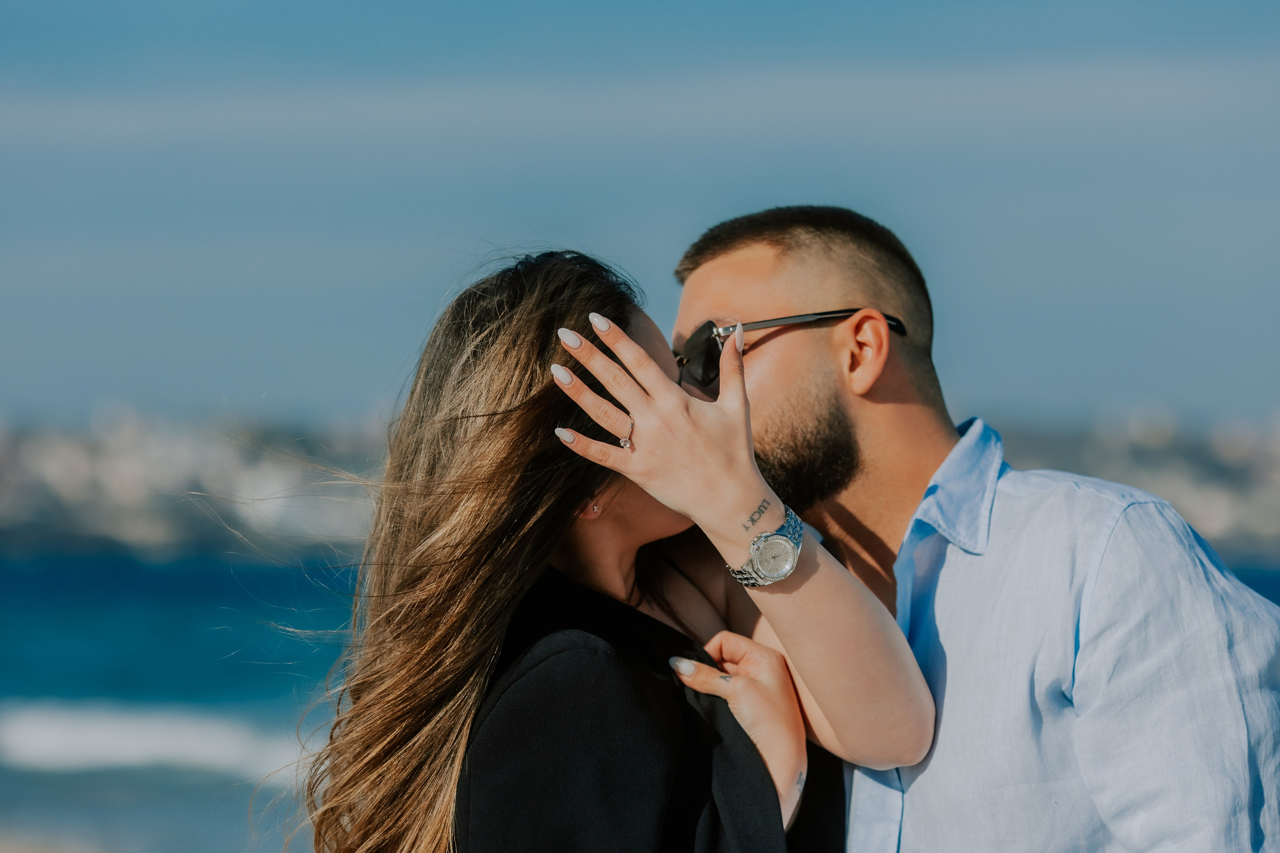 Годеж на плажа. Фотограф Ирина Йотова