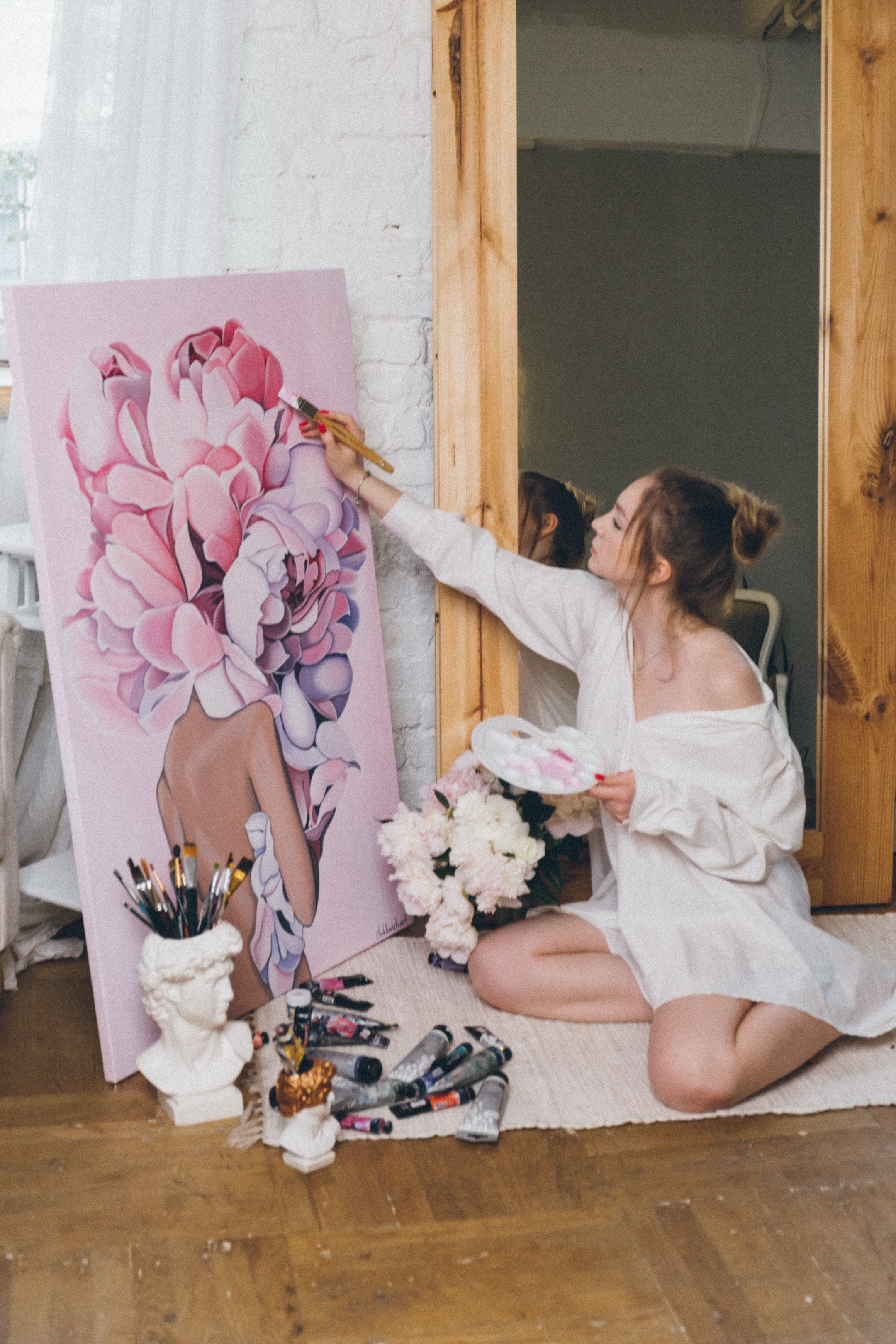 Алеся-фотосессия для художника. Фотограф Анна Кучерявая | Свадьбы и мероприятия в Дубае