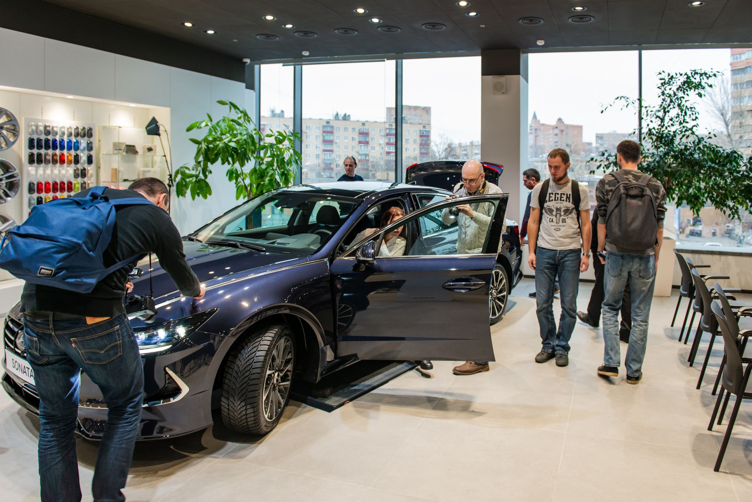 Закрытая презентация новой 8-й Hyundai Sonata. ФОТОГРАФ МЕКСИКА КИНТАНА-РОО