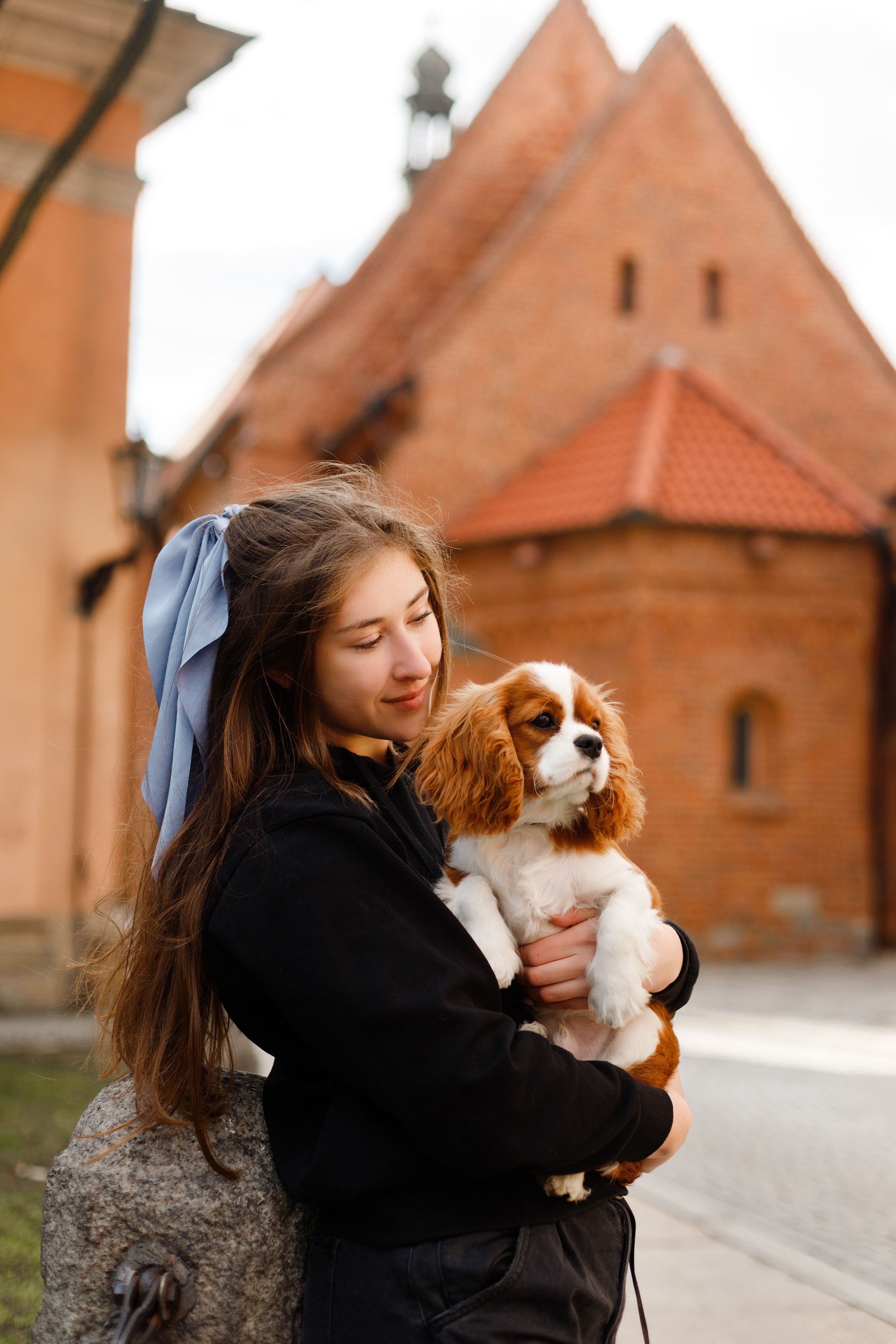 Uliana i Franklin. Kaja | fotograf we Wrocławiu | ludzie i psy