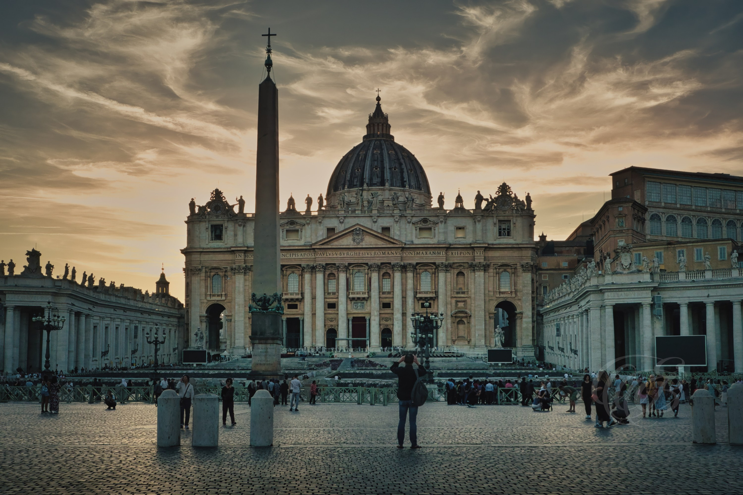 Rome Italy - The Vatican at dusk - Eduardo Bartoli Fine Art Photography - The Vatican at dusk in Rome, Italy – fine art photography by Eduardo Bartoli.
