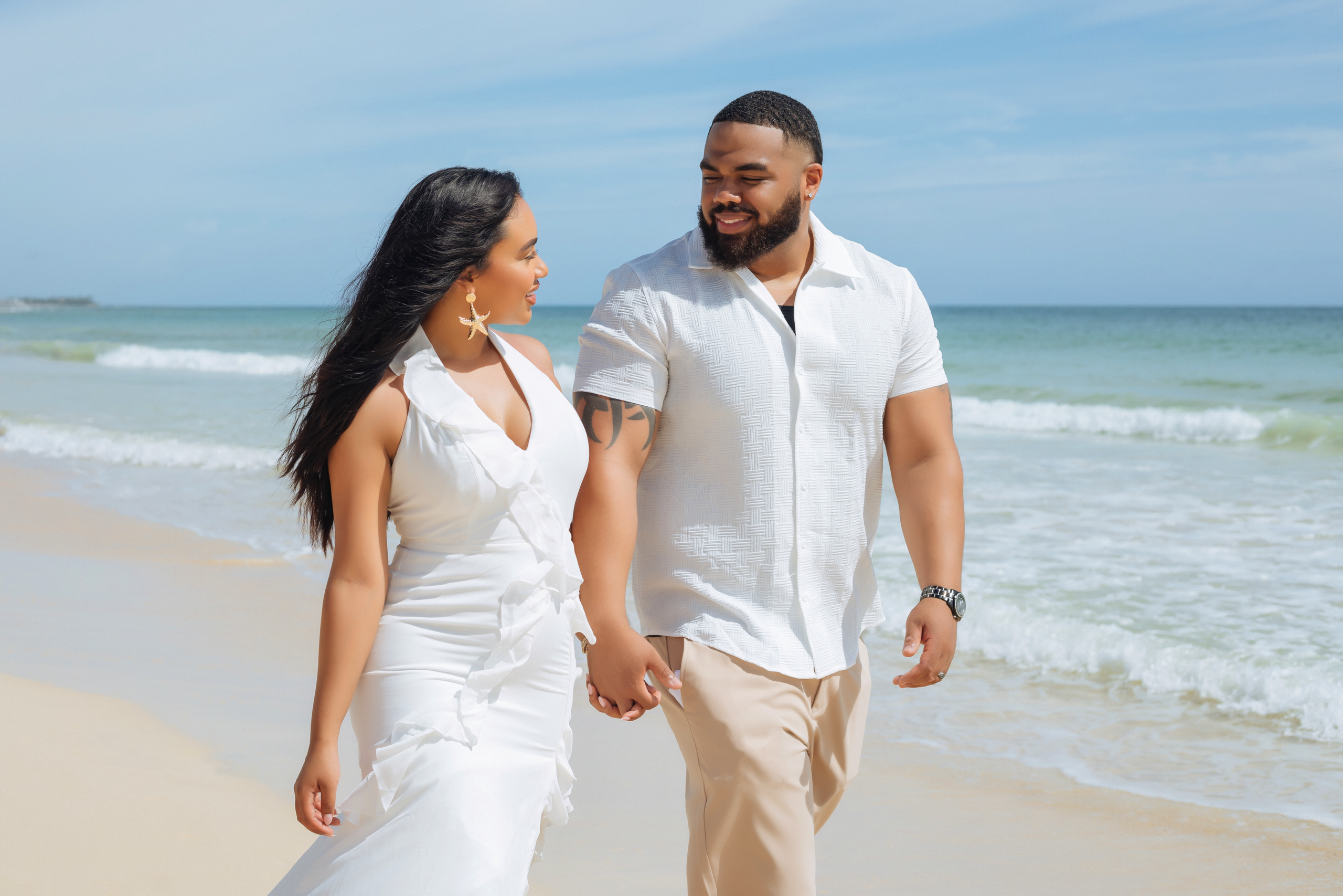 Macao beach family photo shoot (Morning). Photographer in Punta Cana Anni Robles
