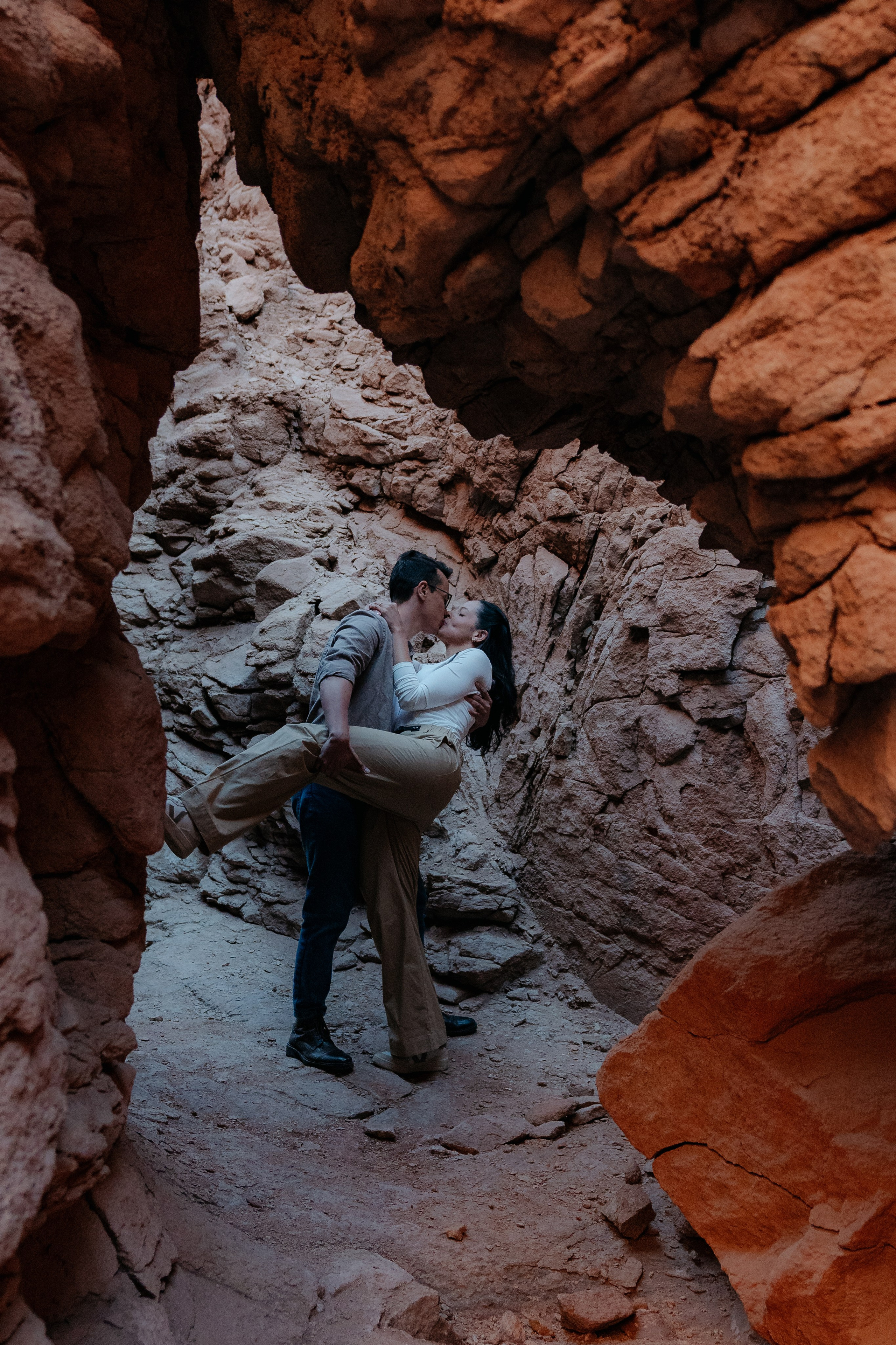 Sessão casual no Vale dos Cogumelos. Fotógrafo em San Pedro de Atacama