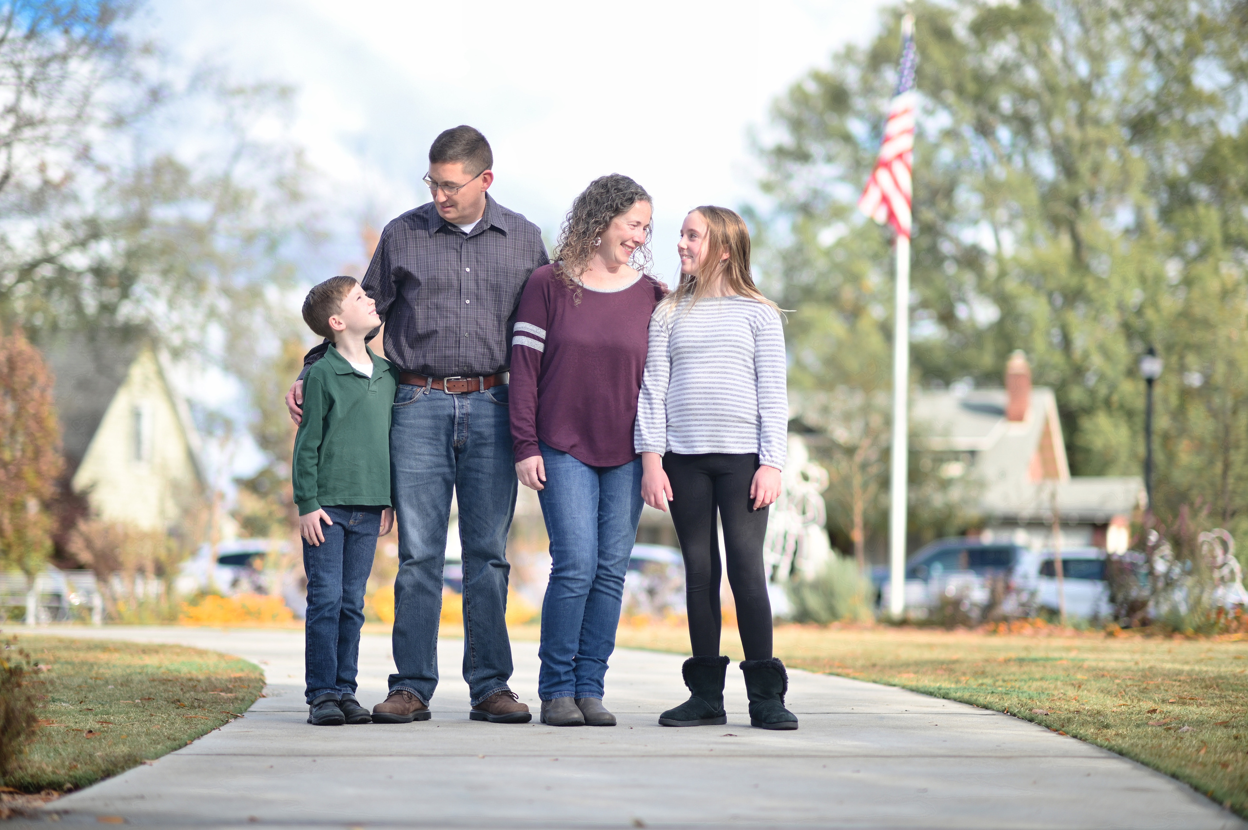 Katie and her family. Family and Sports photographer in Cary Raleigh NC North Carolina