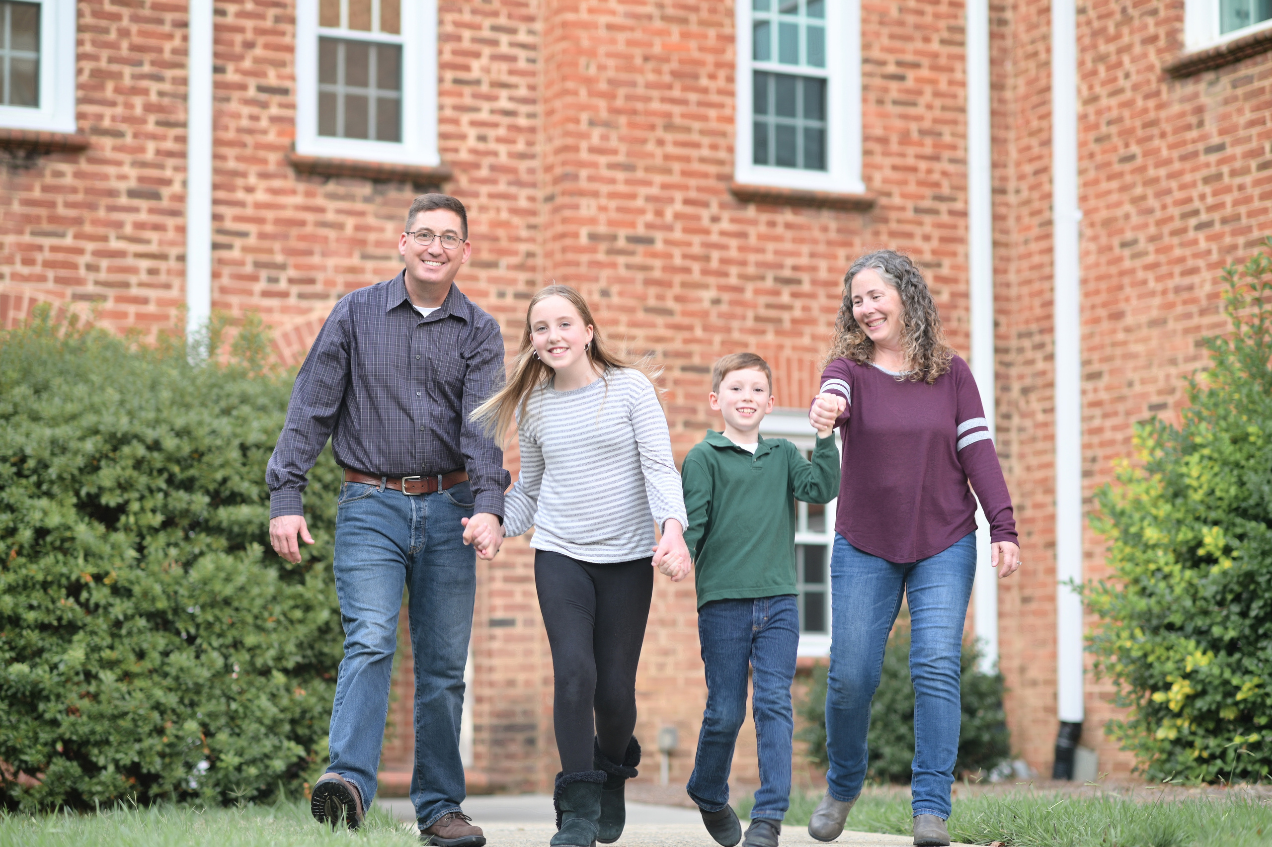 Katie and her family. Family and Sports photographer in Cary Raleigh NC North Carolina